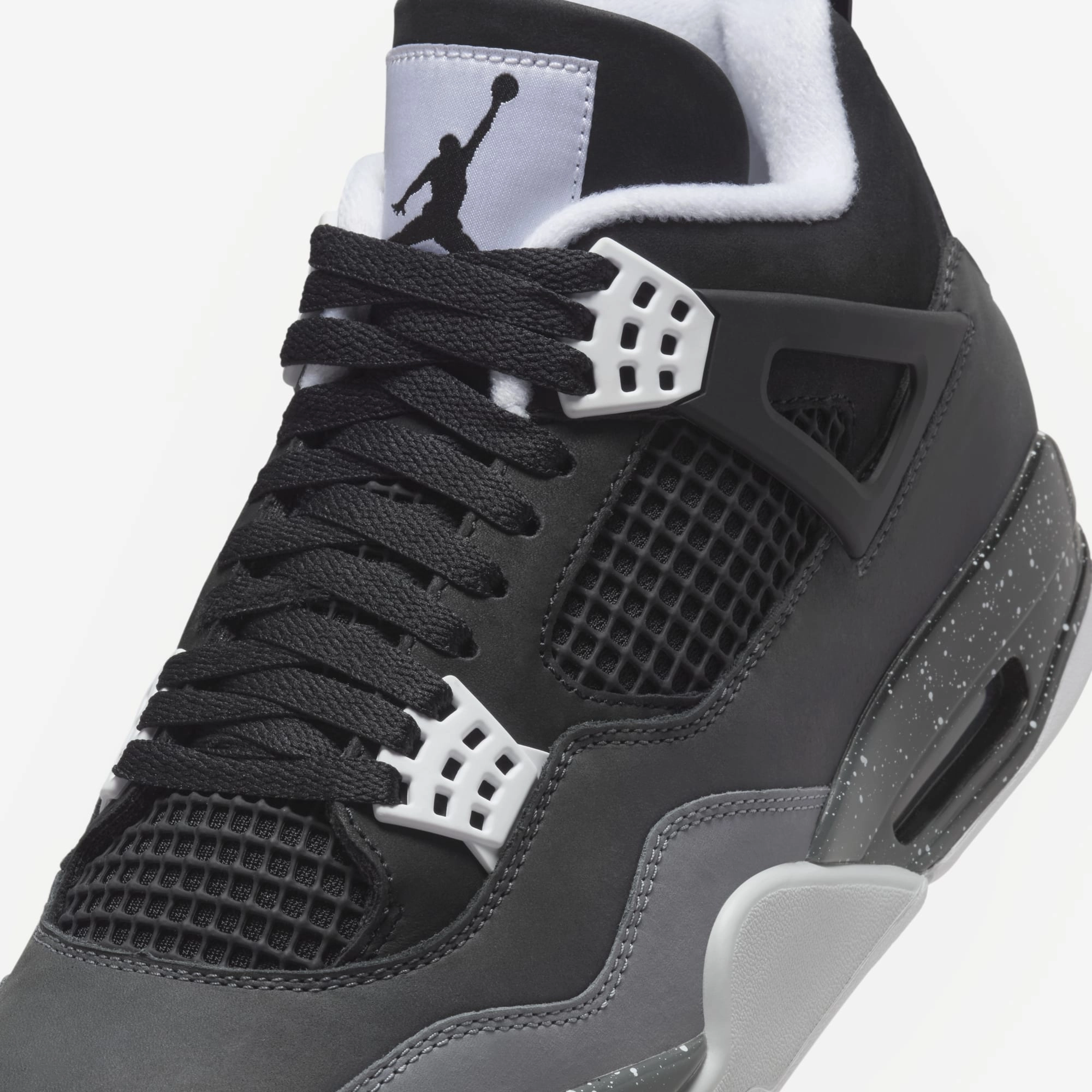 (Men's) Air Jordan 4 Retro 'Fear' (2024) FQ8138-002 Air Jordan 4 Visible Air Unit Sneakers