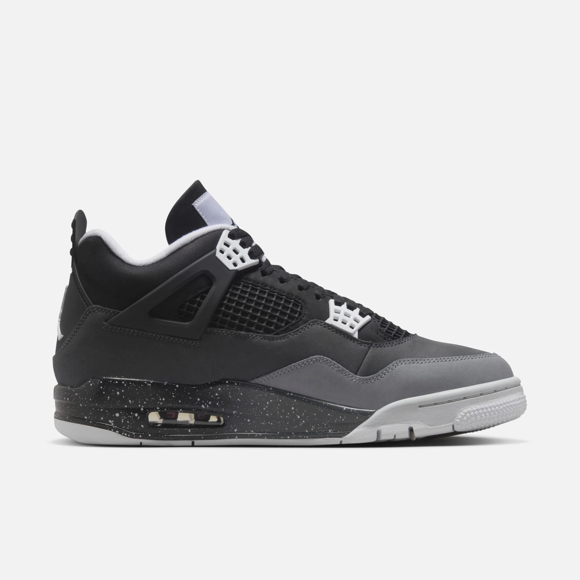 (Men's) Air Jordan 4 Retro 'Fear' (2024) FQ8138-002 Air Jordan 4 Visible Air Unit Sneakers
