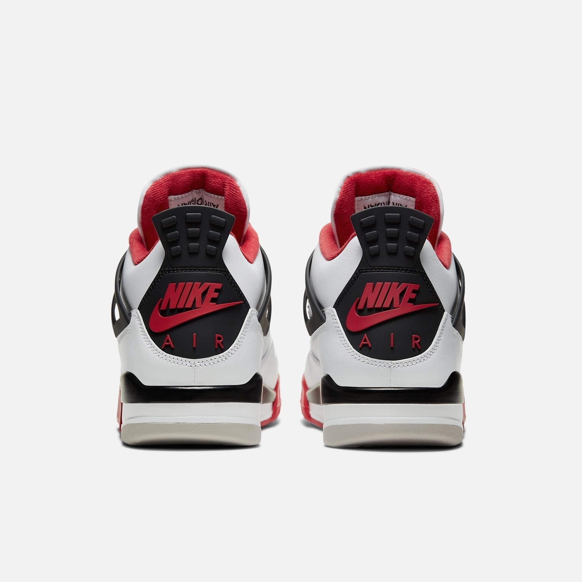 (Men's) Air Jordan 4 Retro 'Fire Red' (2020) DC7770-160 Air Jordan 4 Visible Air Unit Sneakers