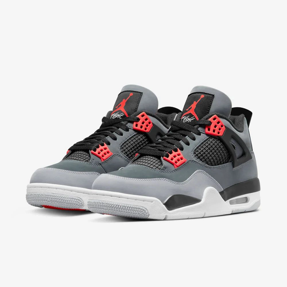 (Men's) Air Jordan 4 Retro 'Infrared' (2022) DH6927-061 Air Jordan 4 Visible Air Unit Sneakers