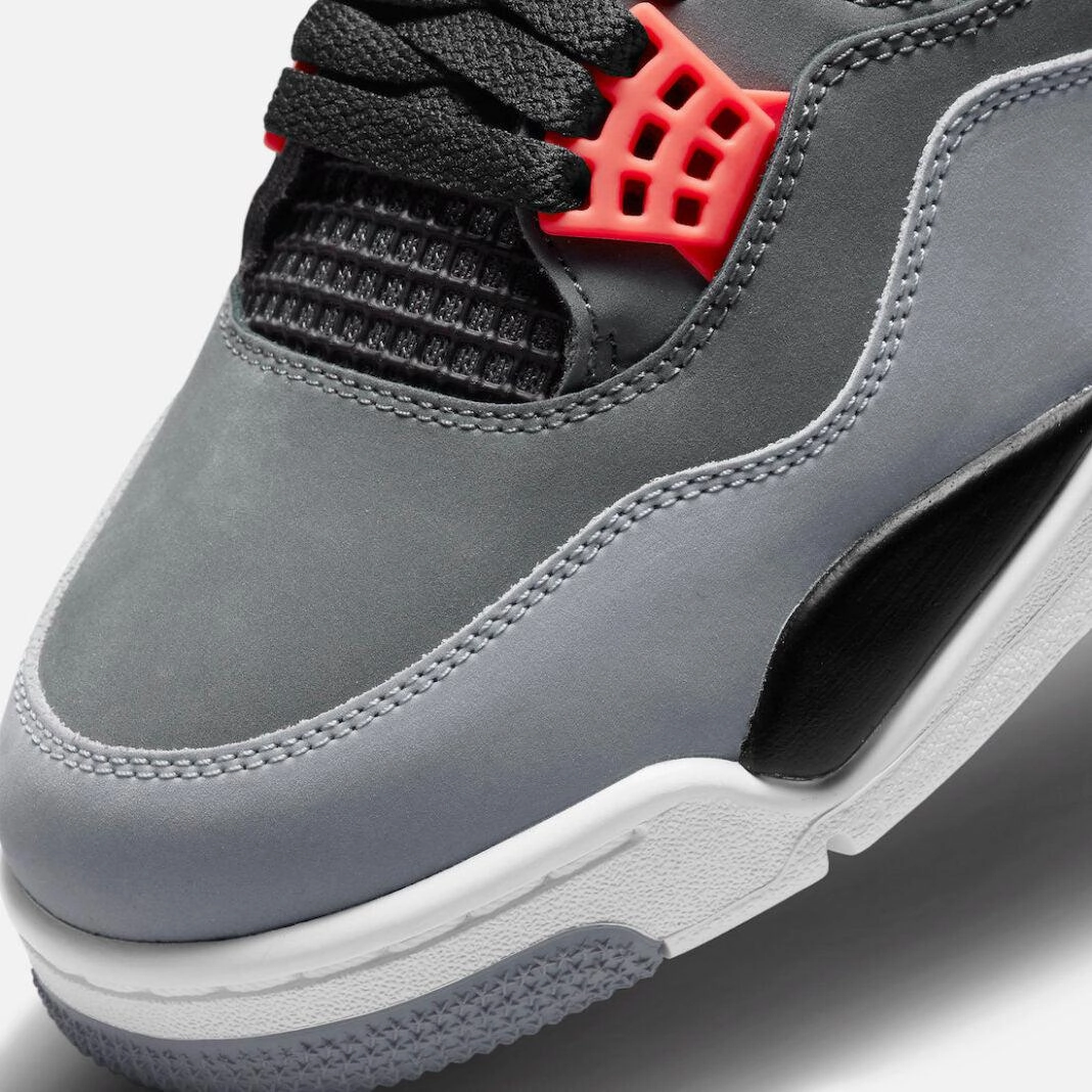 (Men's) Air Jordan 4 Retro 'Infrared' (2022) DH6927-061 Air Jordan 4 Visible Air Unit Sneakers