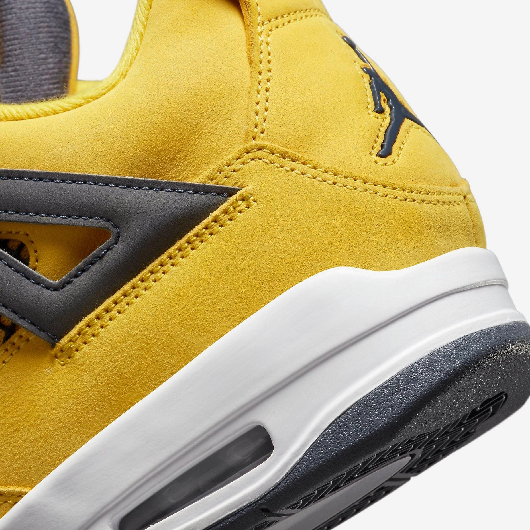 (Men's) Air Jordan 4 Retro 'Lightning' (2021) CT8527-700 Air Jordan 4 Visible Air Unit Sneakers