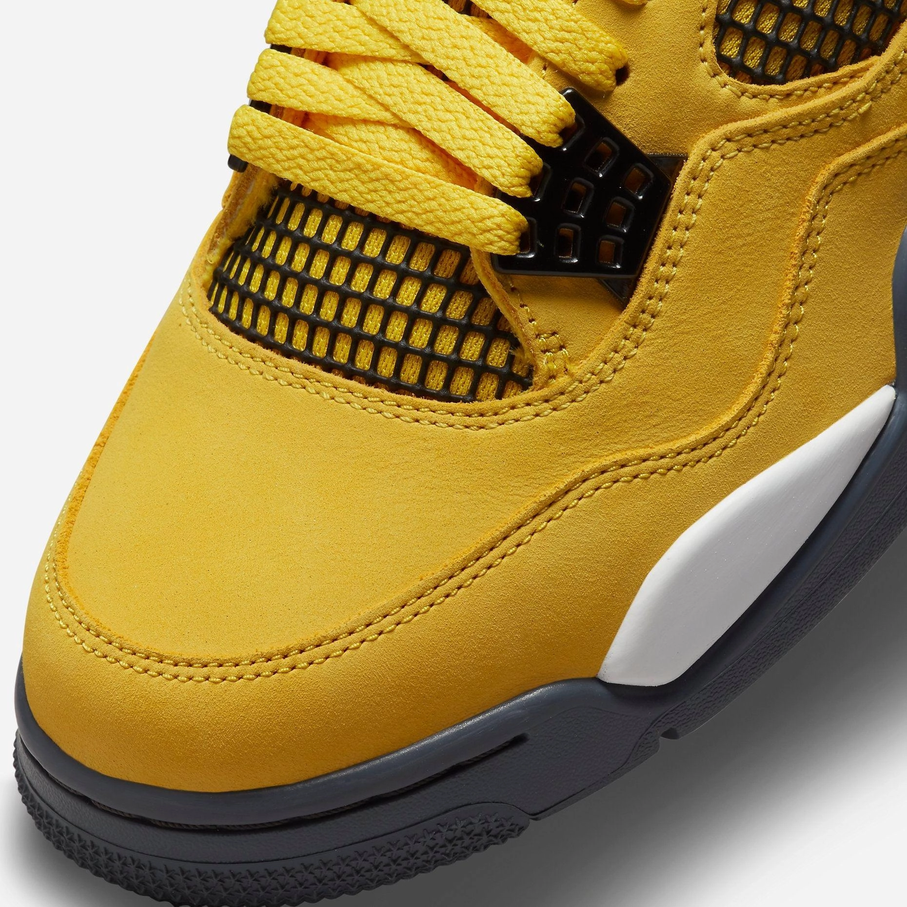 (Men's) Air Jordan 4 Retro 'Lightning' (2021) CT8527-700 Air Jordan 4 Visible Air Unit Sneakers