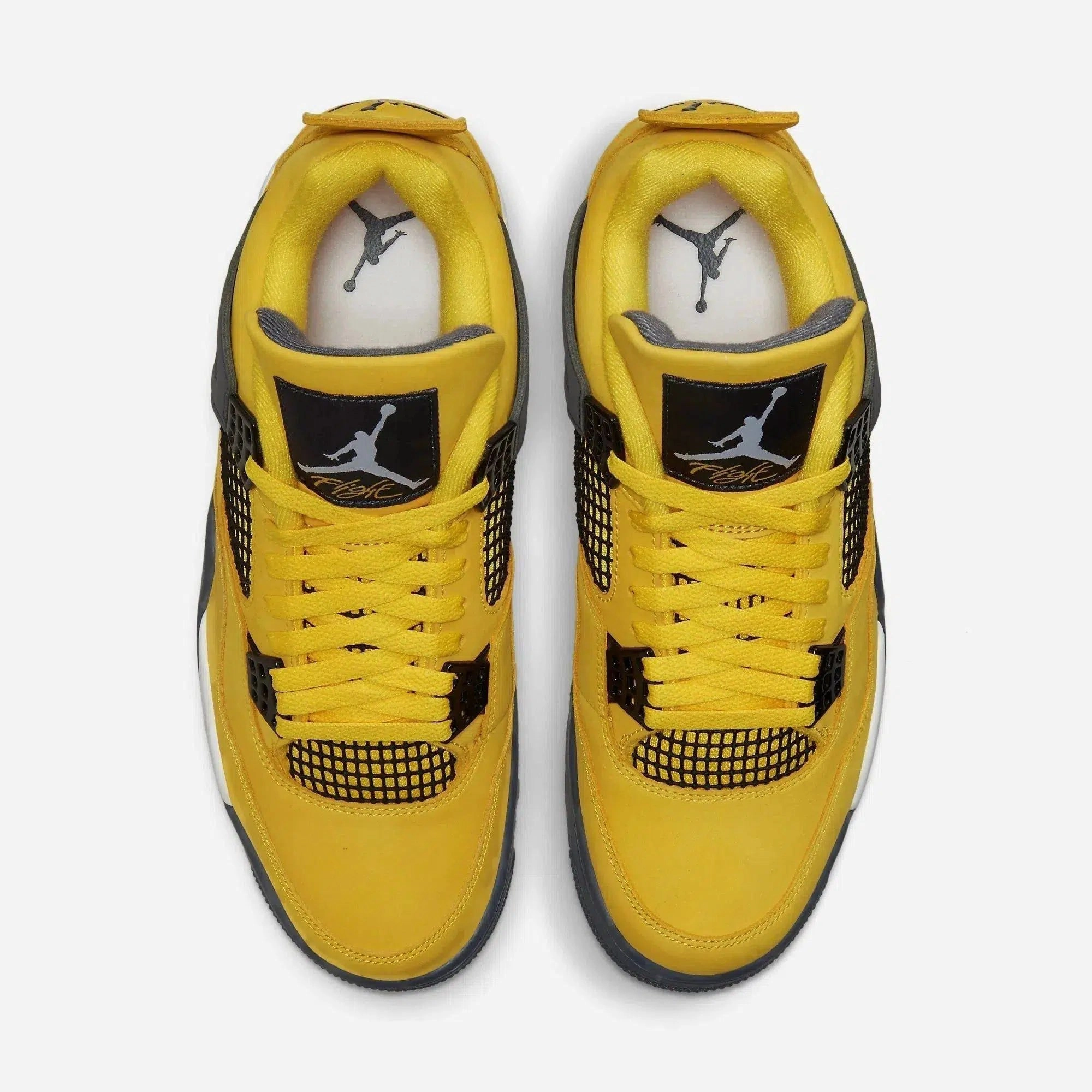 (Men's) Air Jordan 4 Retro 'Lightning' (2021) CT8527-700 Air Jordan 4 Visible Air Unit Sneakers