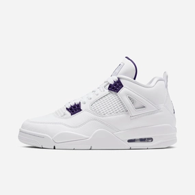 (Men's) Air Jordan 4 Retro 'Metallic Court Purple' (2020) CT8527-115 Air Jordan 4 sneakers with visible air unit