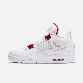 (Men's) Air Jordan 4 Retro 'Metallic University Red' (2020) CT8527-112 Air Jordan 4 sneakers with visible air unit