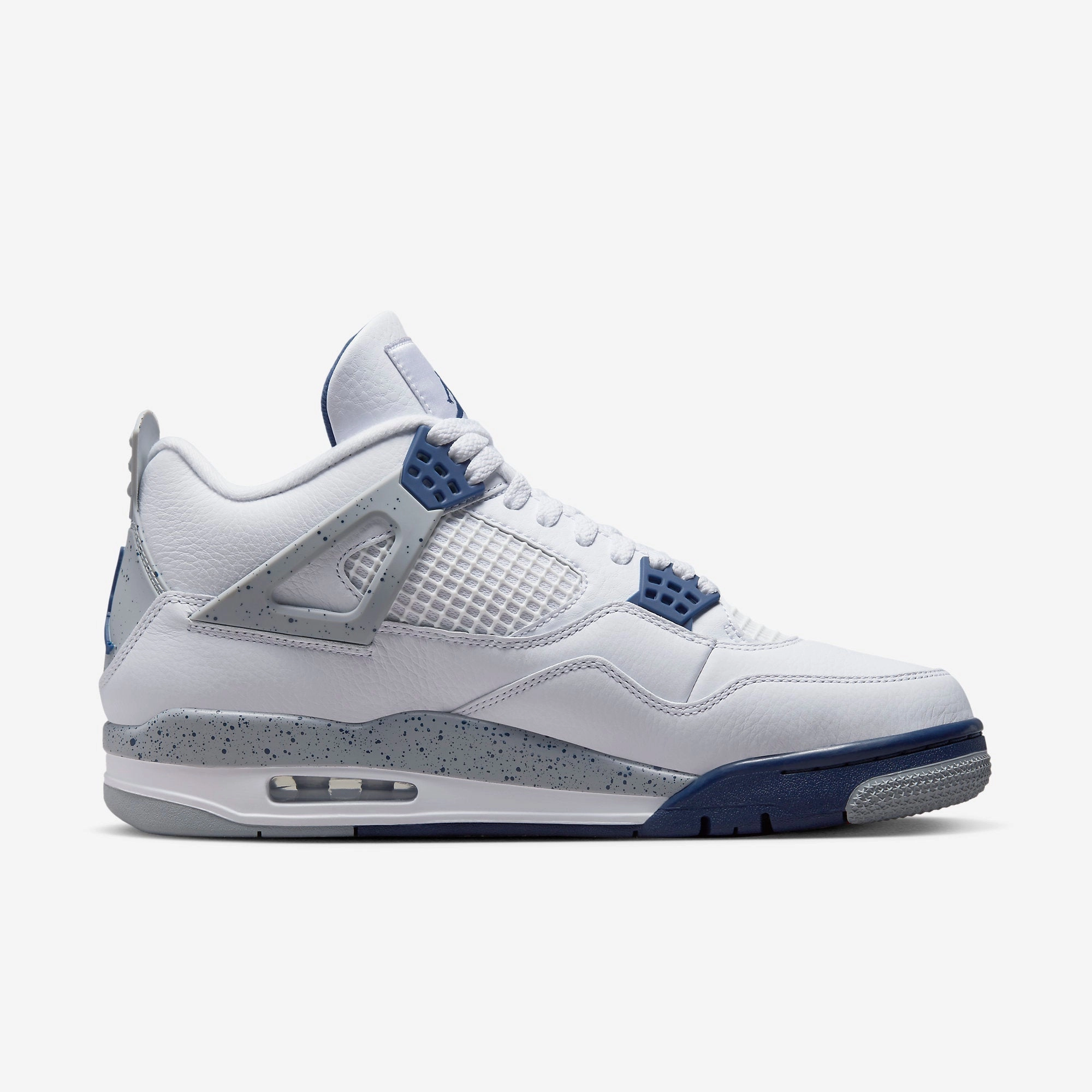 (Men's) Air Jordan 4 Retro 'Midnight Navy' (2022) DH6927-140 Air Jordan 4 Visible Air Unit Sneakers
