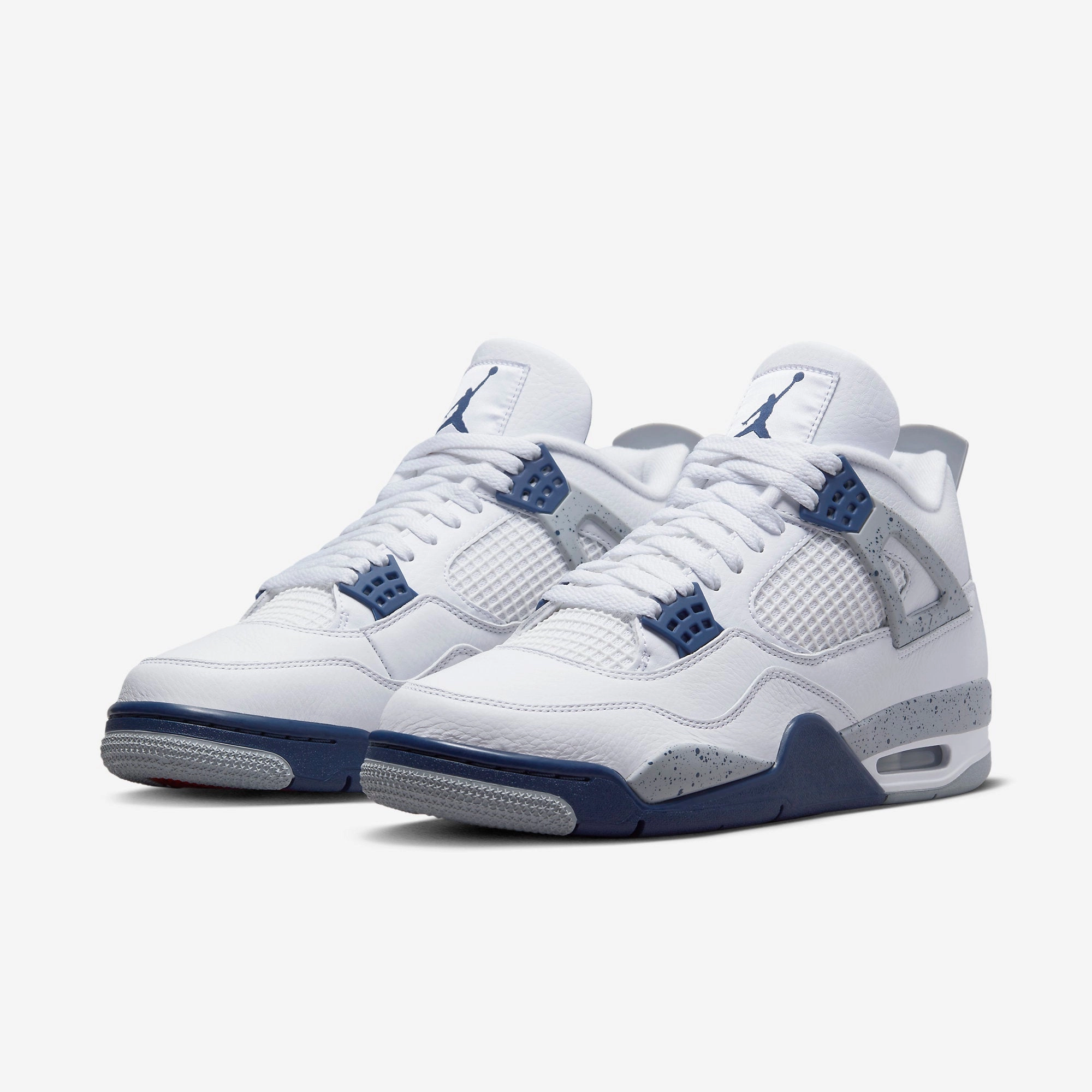 (Men's) Air Jordan 4 Retro 'Midnight Navy' (2022) DH6927-140 Air Jordan 4 Visible Air Unit Sneakers