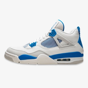 (Men's) Air Jordan 4 Retro 'Military Blue' (2012) 308497-105 Air Jordan 4 sneakers with visible air unit