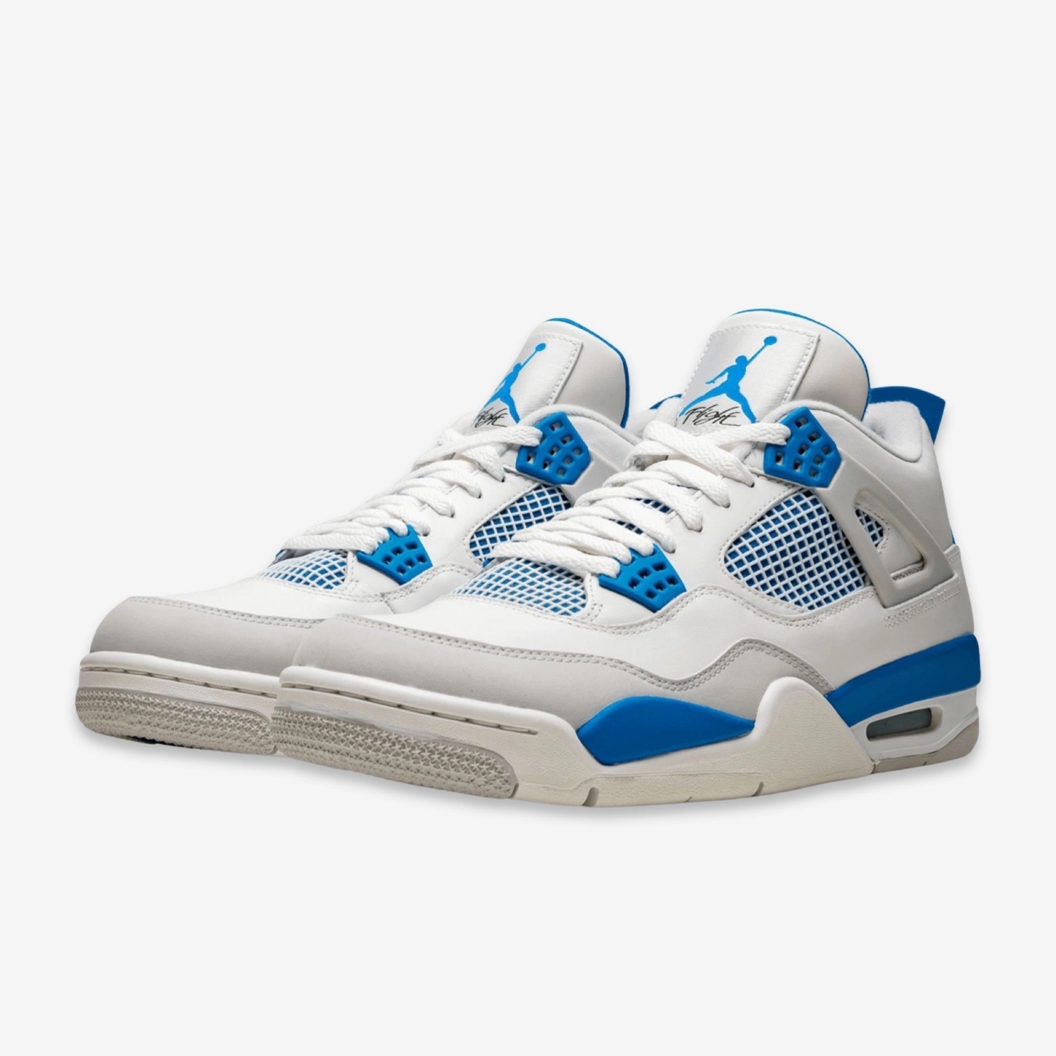 (Men's) Air Jordan 4 Retro 'Military Blue' (2012) 308497-105 Air Jordan 4 Visible Air Unit Sneakers