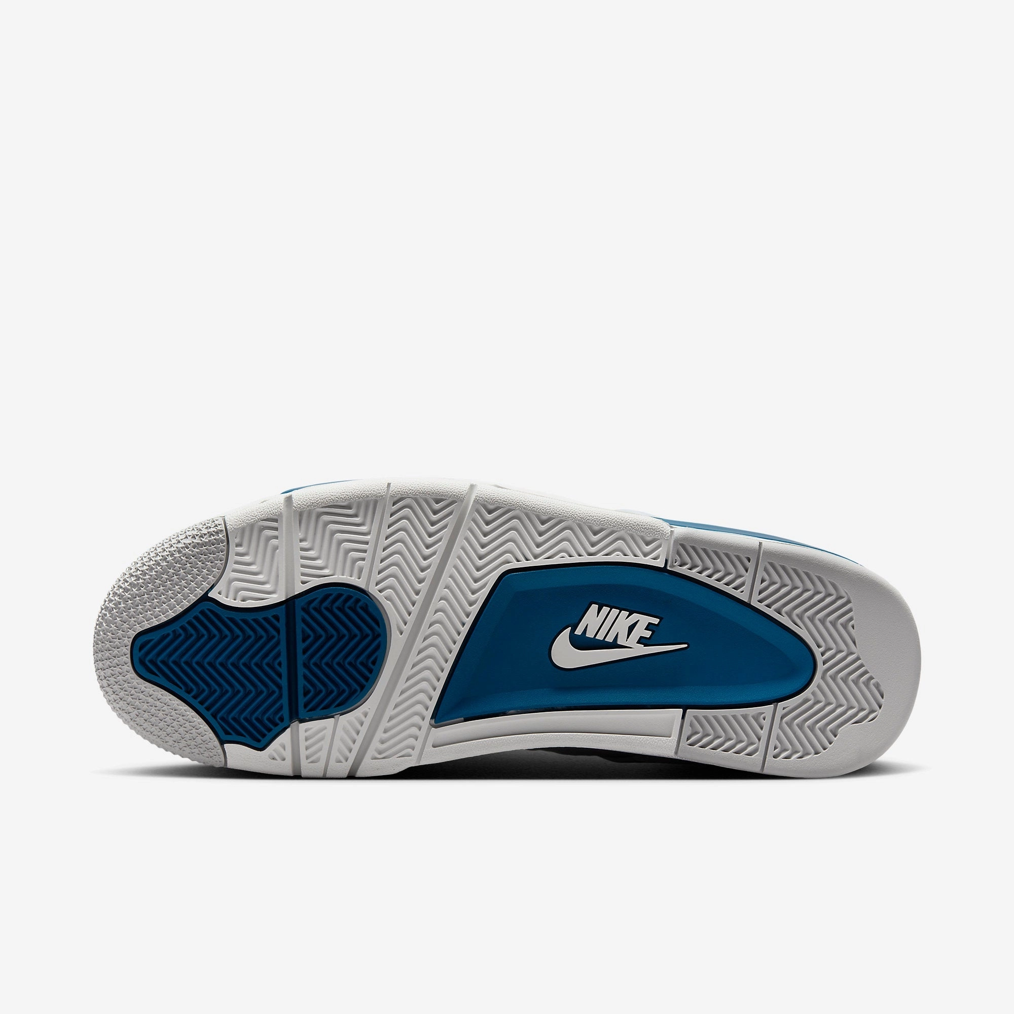 (Men's) Air Jordan 4 Retro 'Military Blue / Industrial Blue' (2024) FV5029-141 Air Jordan 4 Visible Air Unit Sneakers