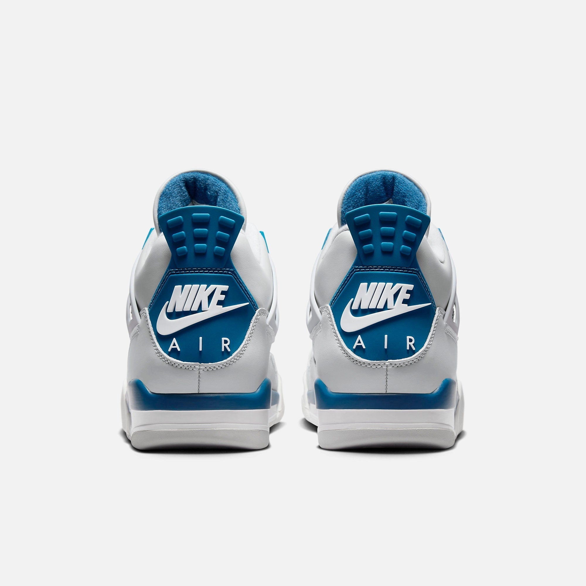 (Men's) Air Jordan 4 Retro 'Military Blue / Industrial Blue' (2024) FV5029-141 Air Jordan 4 Visible Air Unit Sneakers
