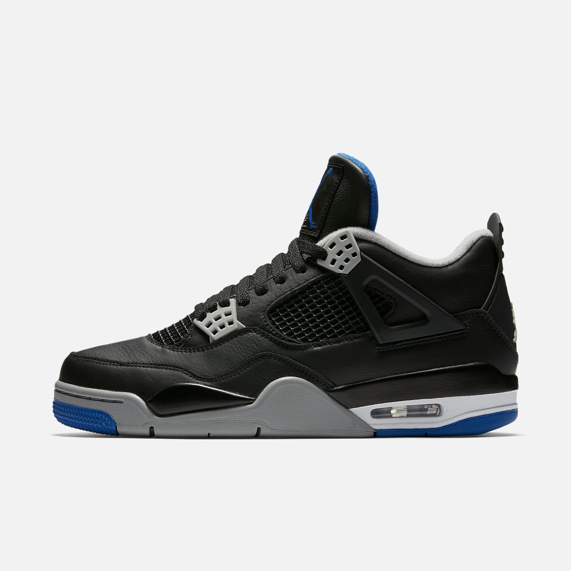 (Men's) Air Jordan 4 Retro 'Motorsports Alternate' (2017) 308497-006 Air Jordan 4 sneakers with visible air unit