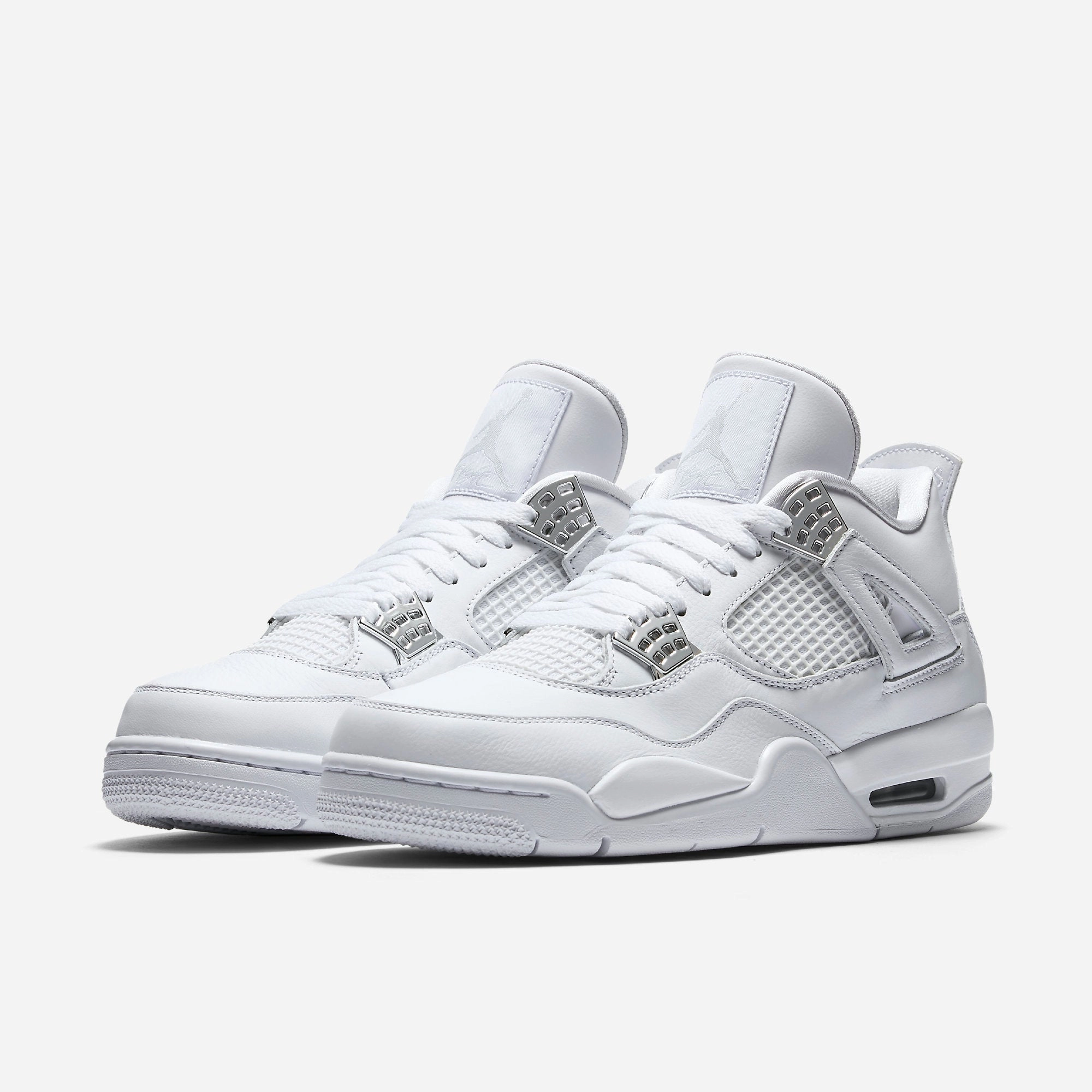 (Men's) Air Jordan 4 Retro 'Pure Money' (2017) 308497-100 Air Jordan 4 Visible Air Unit Sneakers
