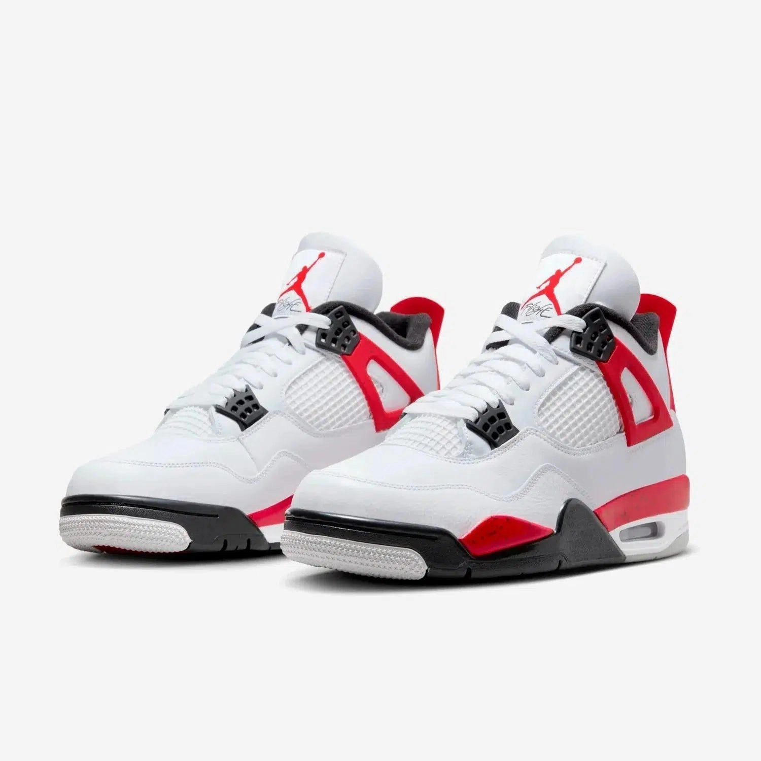 (Men's) Air Jordan 4 Retro 'Red Cement' (2023) DH6927-161 Air Jordan 4 Visible Air Unit Sneakers