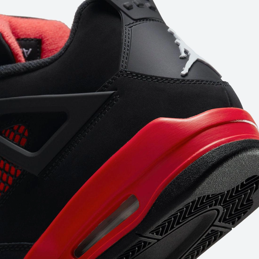 (Men's) Air Jordan 4 Retro 'Red Thunder' (2022) CT8527-016 Air Jordan 4 Visible Air Unit Sneakers