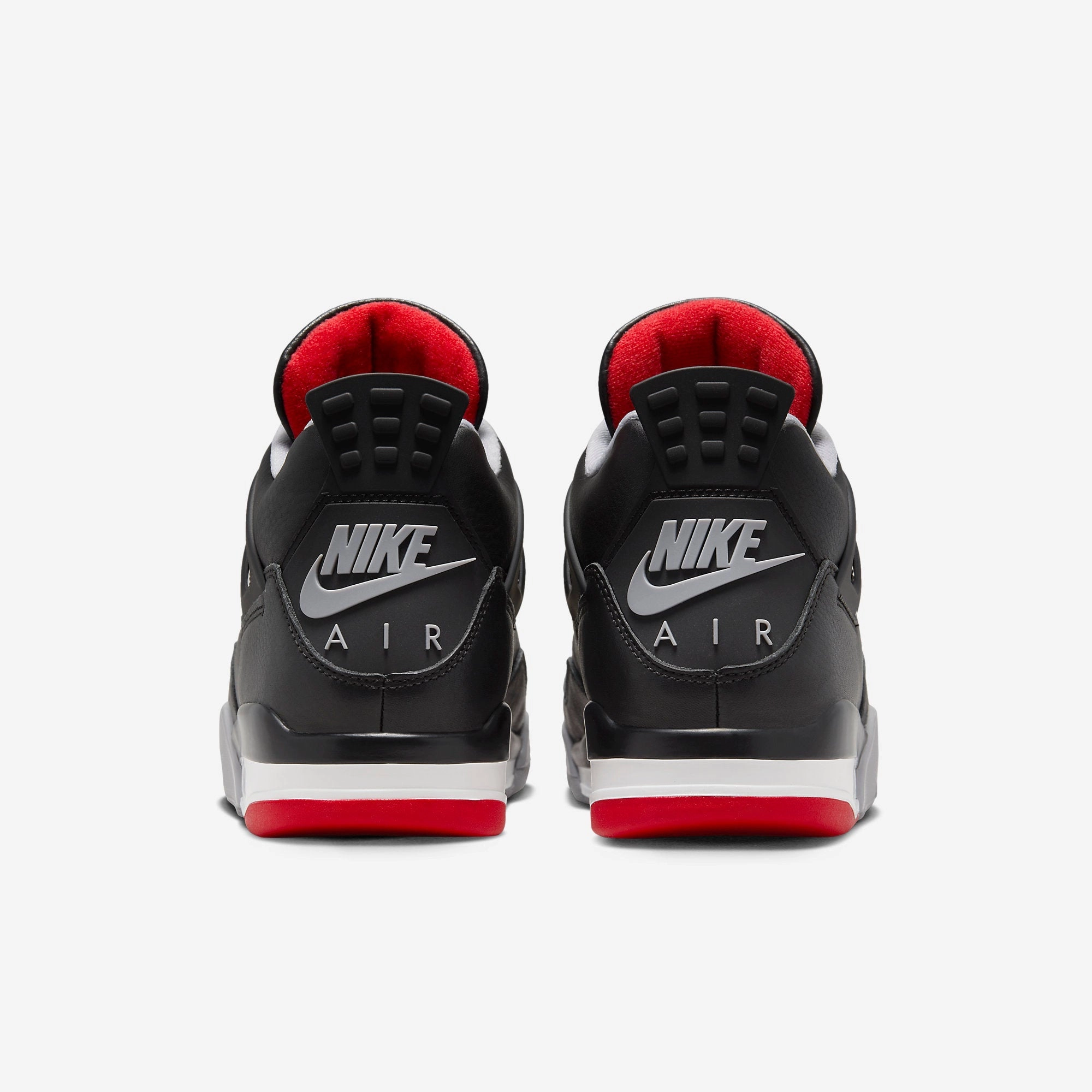 (Men's) Air Jordan 4 Retro 'Reimagined Bred' (2024) FV5029-006 Air Jordan 4 Visible Air Unit Sneakers