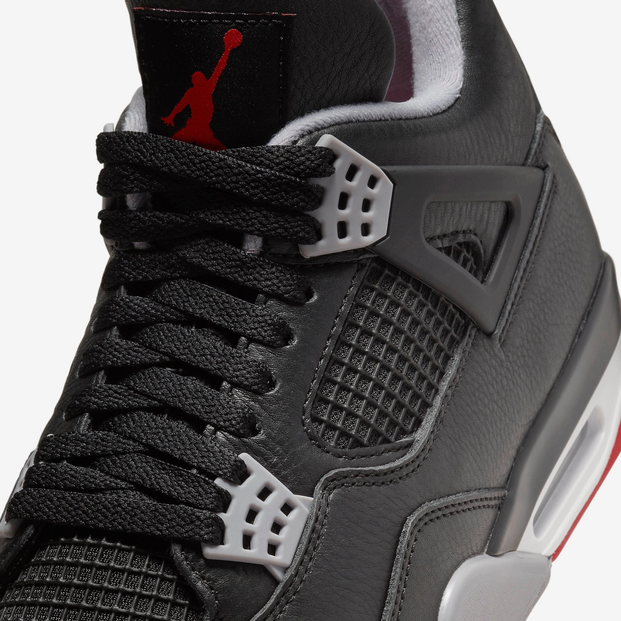 (Men's) Air Jordan 4 Retro 'Reimagined Bred' (2024) FV5029-006 Air Jordan 4 Visible Air Unit Sneakers