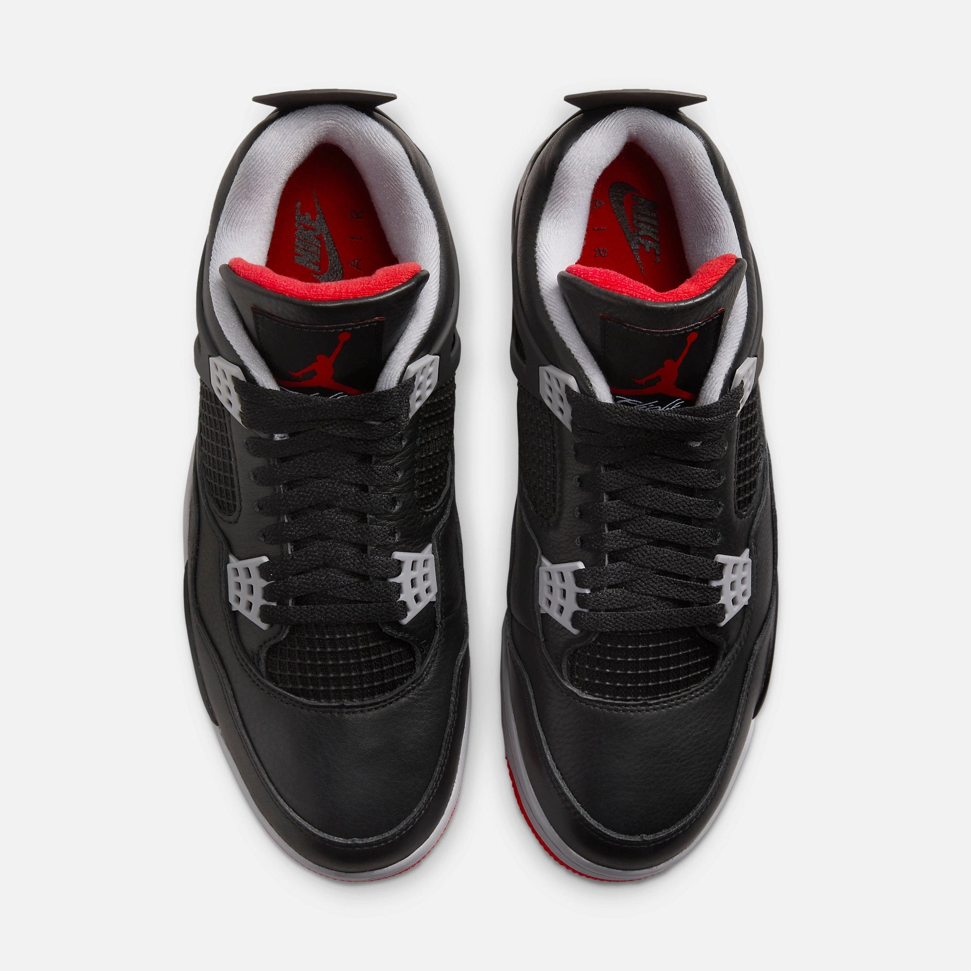 (Men's) Air Jordan 4 Retro 'Reimagined Bred' (2024) FV5029-006 Air Jordan 4 Visible Air Unit Sneakers