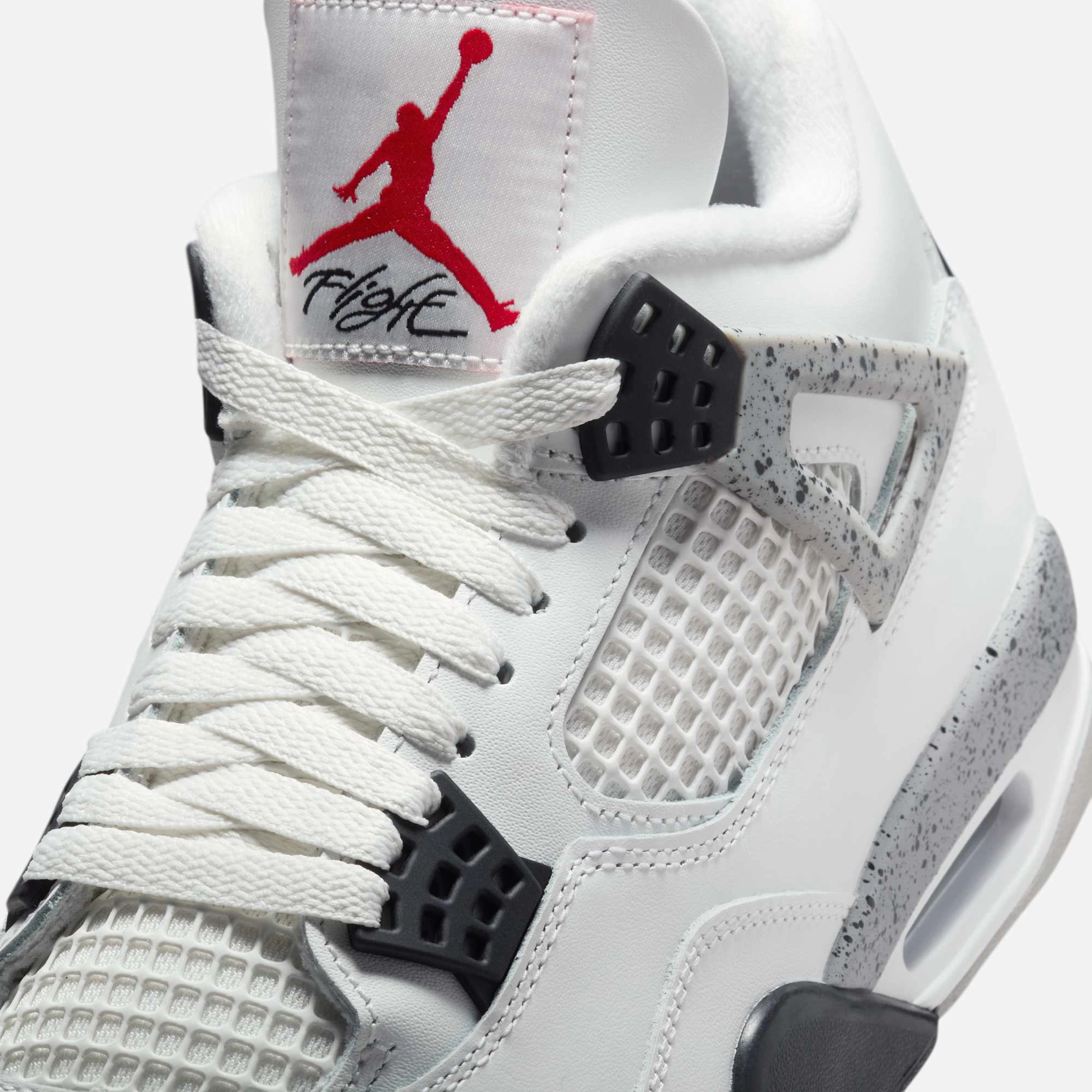 (Men's) Air Jordan 4 Retro 'Reimagined White Cement' (2025) FV5029-100 Air Jordan 4 Visible Air Unit Sneakers