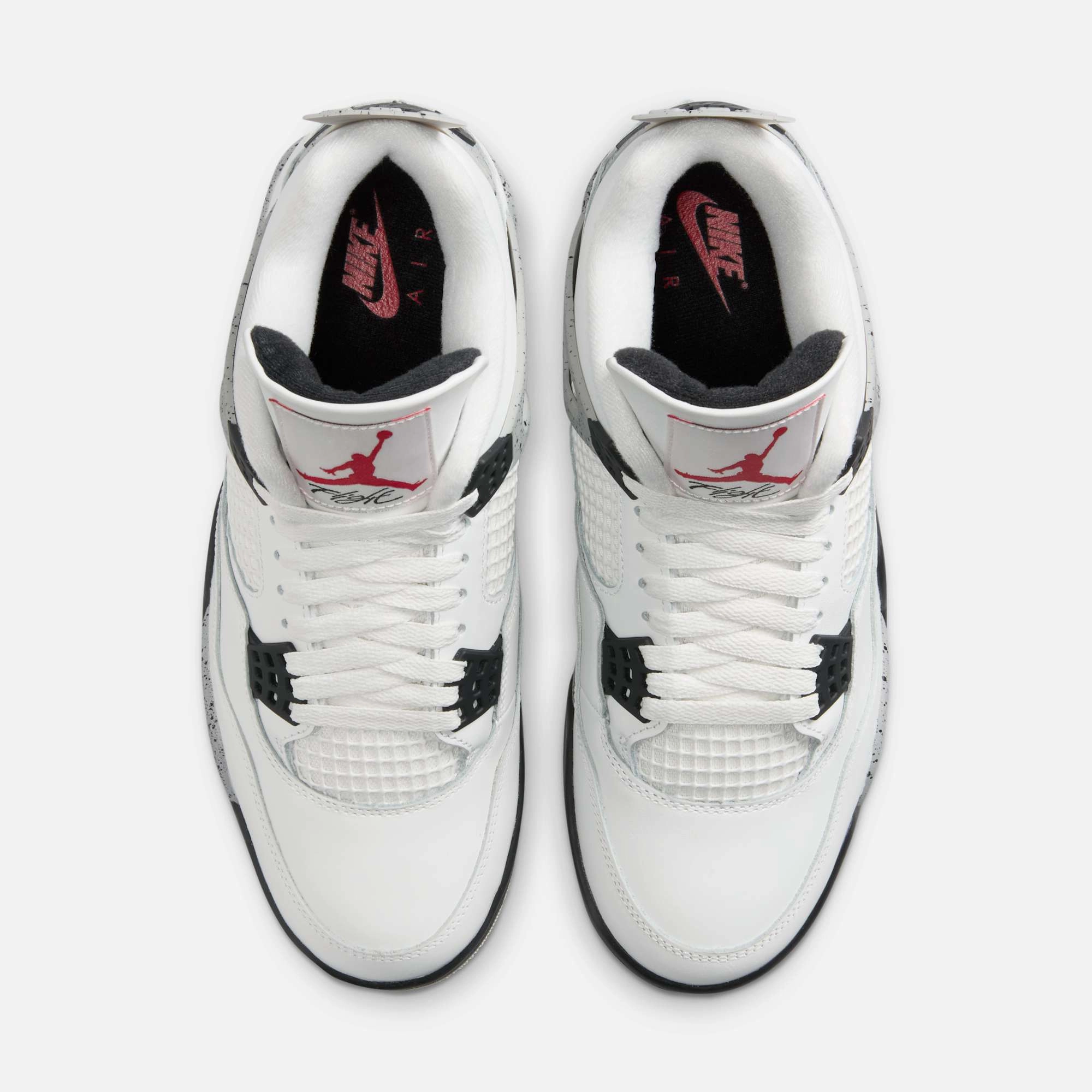 (Men's) Air Jordan 4 Retro 'Reimagined White Cement' (2025) FV5029-100 Air Jordan 4 Visible Air Unit Sneakers