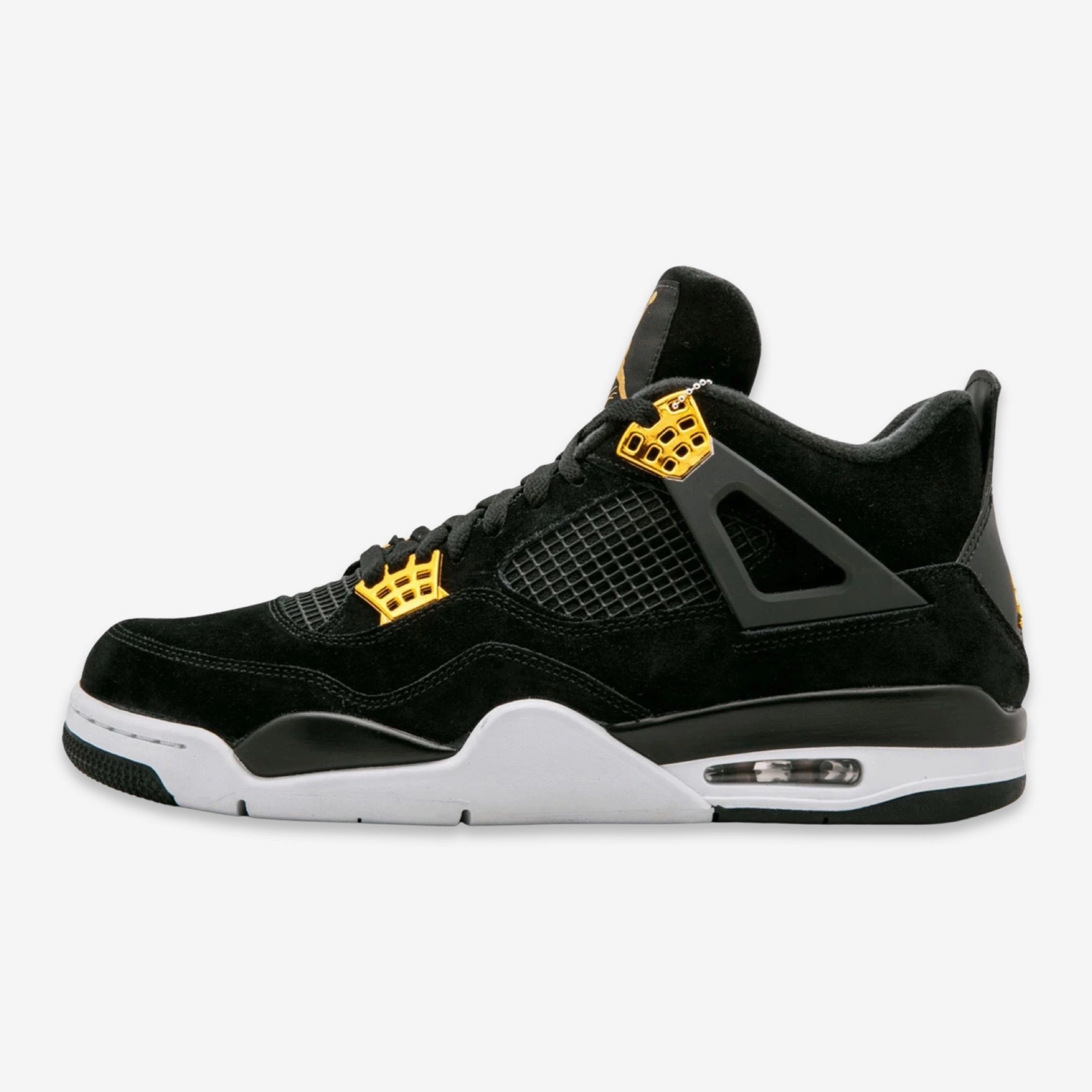 (Men's) Air Jordan 4 Retro 'Royalty' (2017) 308497-032 Air Jordan 4 sneakers with visible air unit