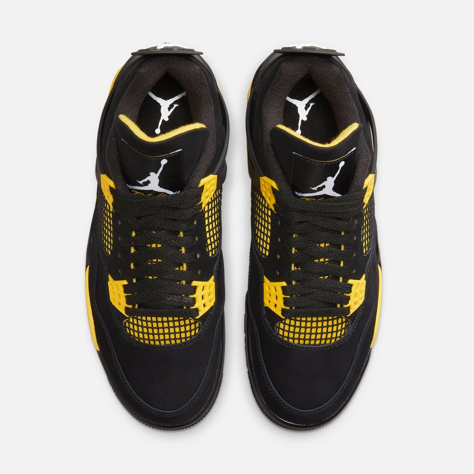 (Men's) Air Jordan 4 Retro 'Thunder' (2023) DH6927-017 Air Jordan 4 Visible Air Unit Sneakers