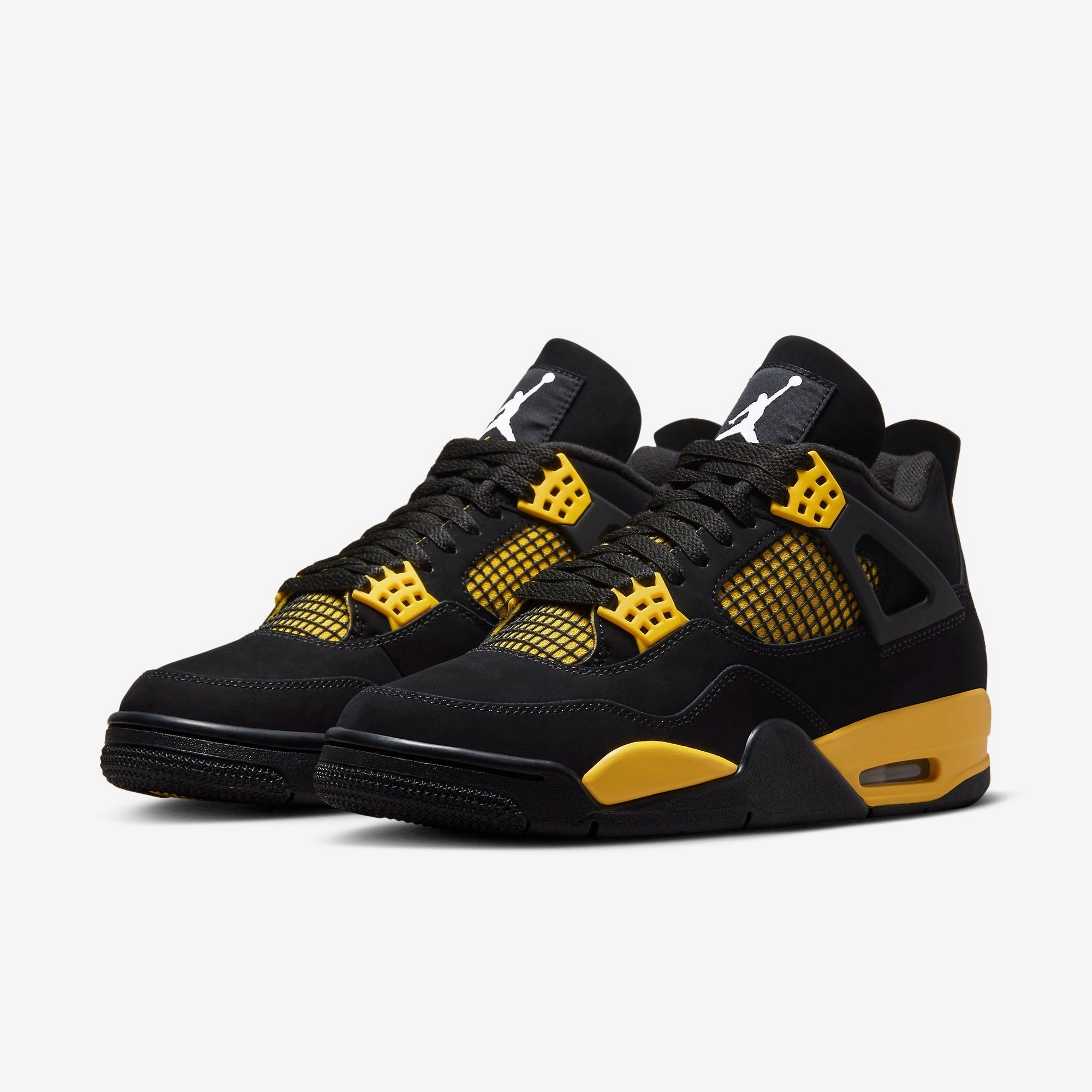 (Men's) Air Jordan 4 Retro 'Thunder' (2023) DH6927-017 Air Jordan 4 Visible Air Unit Sneakers