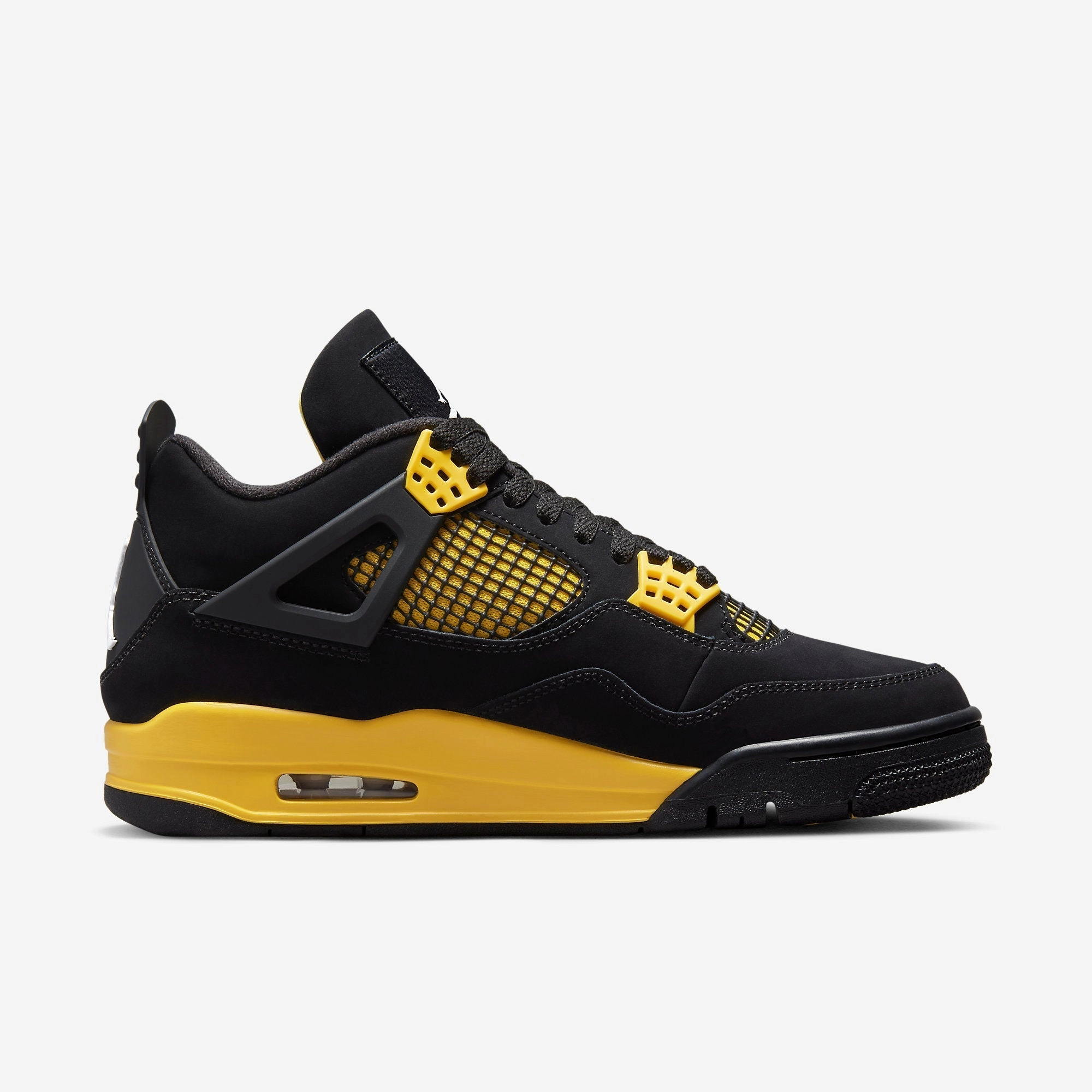 (Men's) Air Jordan 4 Retro 'Thunder' (2023) DH6927-017 Air Jordan 4 Visible Air Unit Sneakers