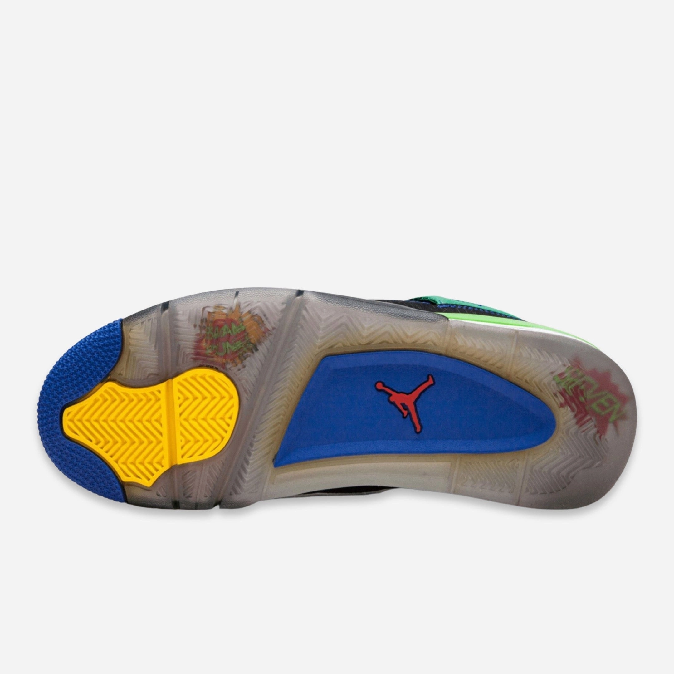 (Men's) Air Jordan 4 Retro DB x Isaiah Scott 'Doernbecher' (2011) 308497-015 Air Jordan 4 Visible Air Unit Sneakers