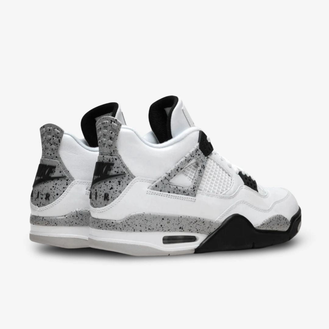 (Men's) Air Jordan 4 Retro OG 'White Cement' (2016) 840606-192 Air Jordan 4 Visible Air Unit Sneakers
