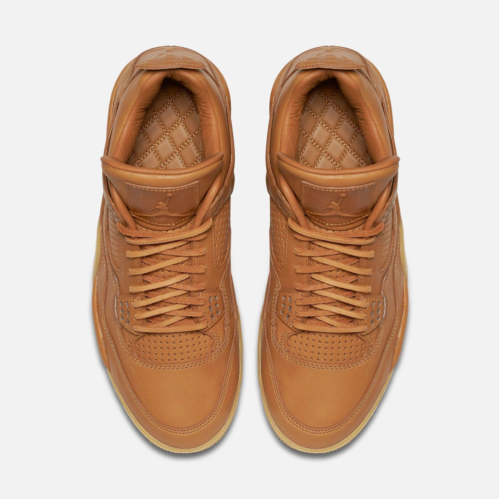 (Men's) Air Jordan 4 Retro Premium 'Pinnacle Ginger Wheat' (2016) 819139-205 Air Jordan 4 Visible Air Unit Sneakers