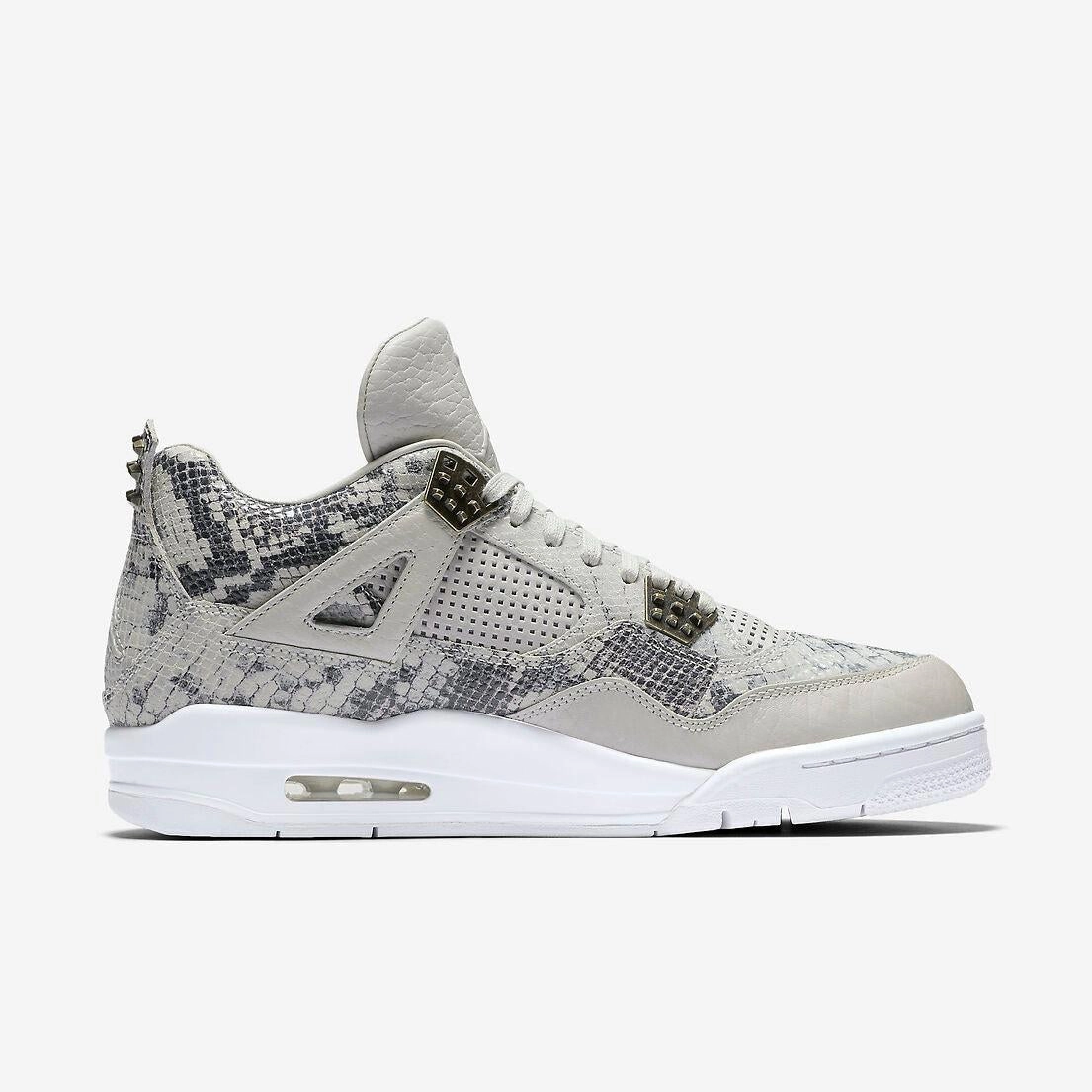 (Men's) Air Jordan 4 Retro Premium 'Pinnacle Snakeskin' (2016) 819139-030 Air Jordan 4 Visible Air Unit Sneakers