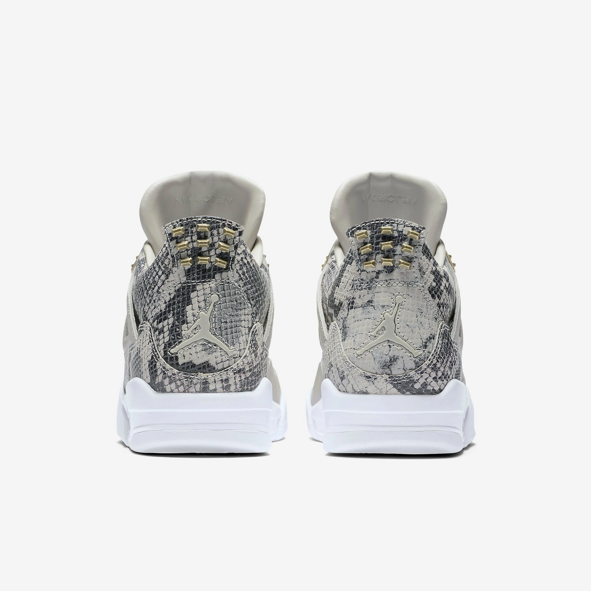 (Men's) Air Jordan 4 Retro Premium 'Pinnacle Snakeskin' (2016) 819139-030 Air Jordan 4 Visible Air Unit Sneakers