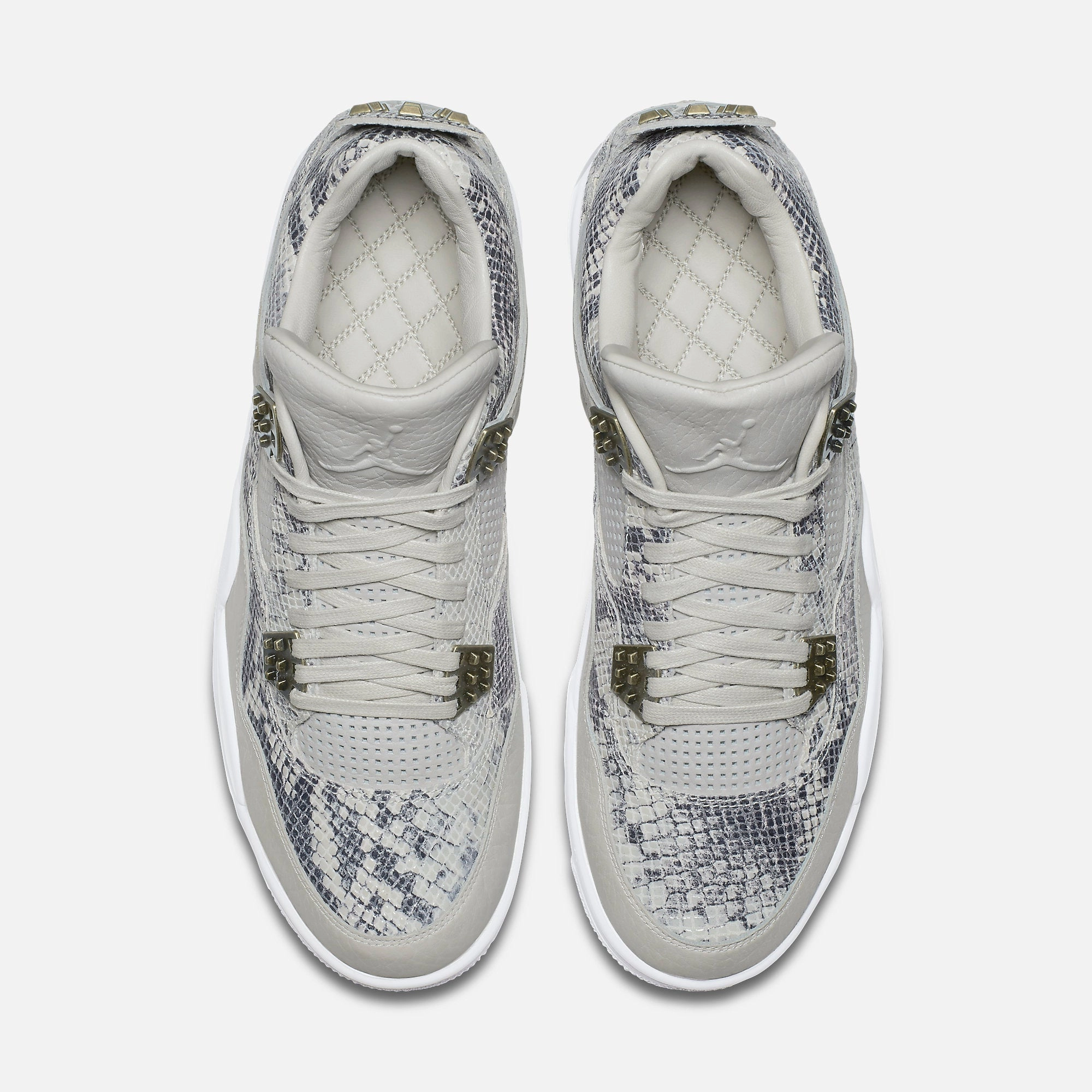 (Men's) Air Jordan 4 Retro Premium 'Pinnacle Snakeskin' (2016) 819139-030 Air Jordan 4 Visible Air Unit Sneakers