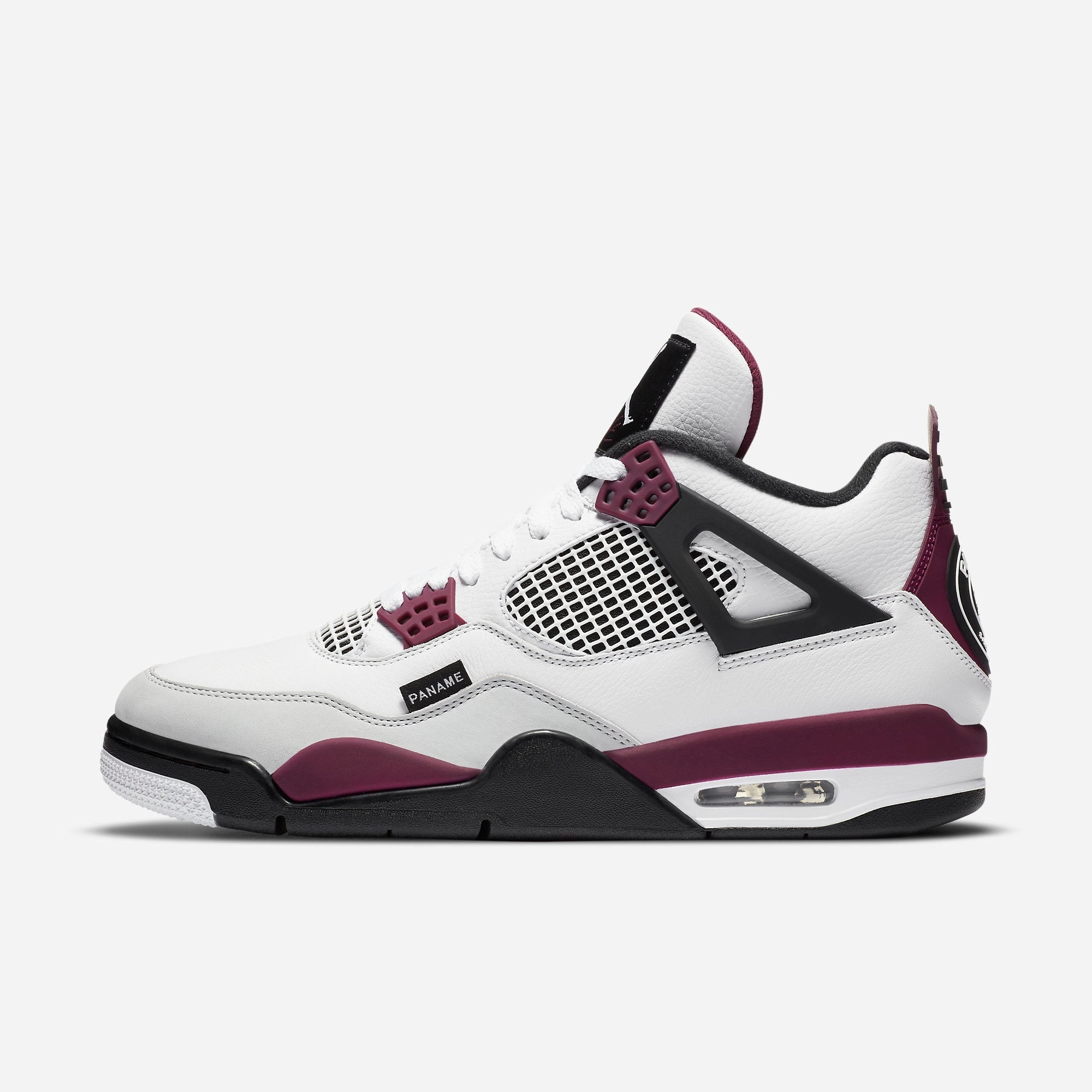 (Men's) Air Jordan 4 Retro PSG 'Paris Saint-Germain' (2020) CZ5624-100 Air Jordan 4 sneakers with visible air unit