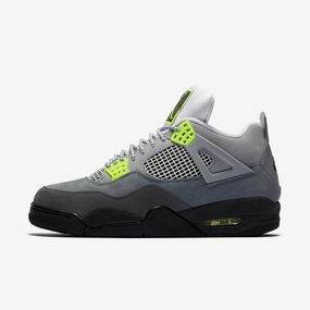 (Men's) Air Jordan 4 Retro SE 'Air Max 95 Neon' (2020) CT5342-007 Air Jordan 4 sneakers with visible air unit