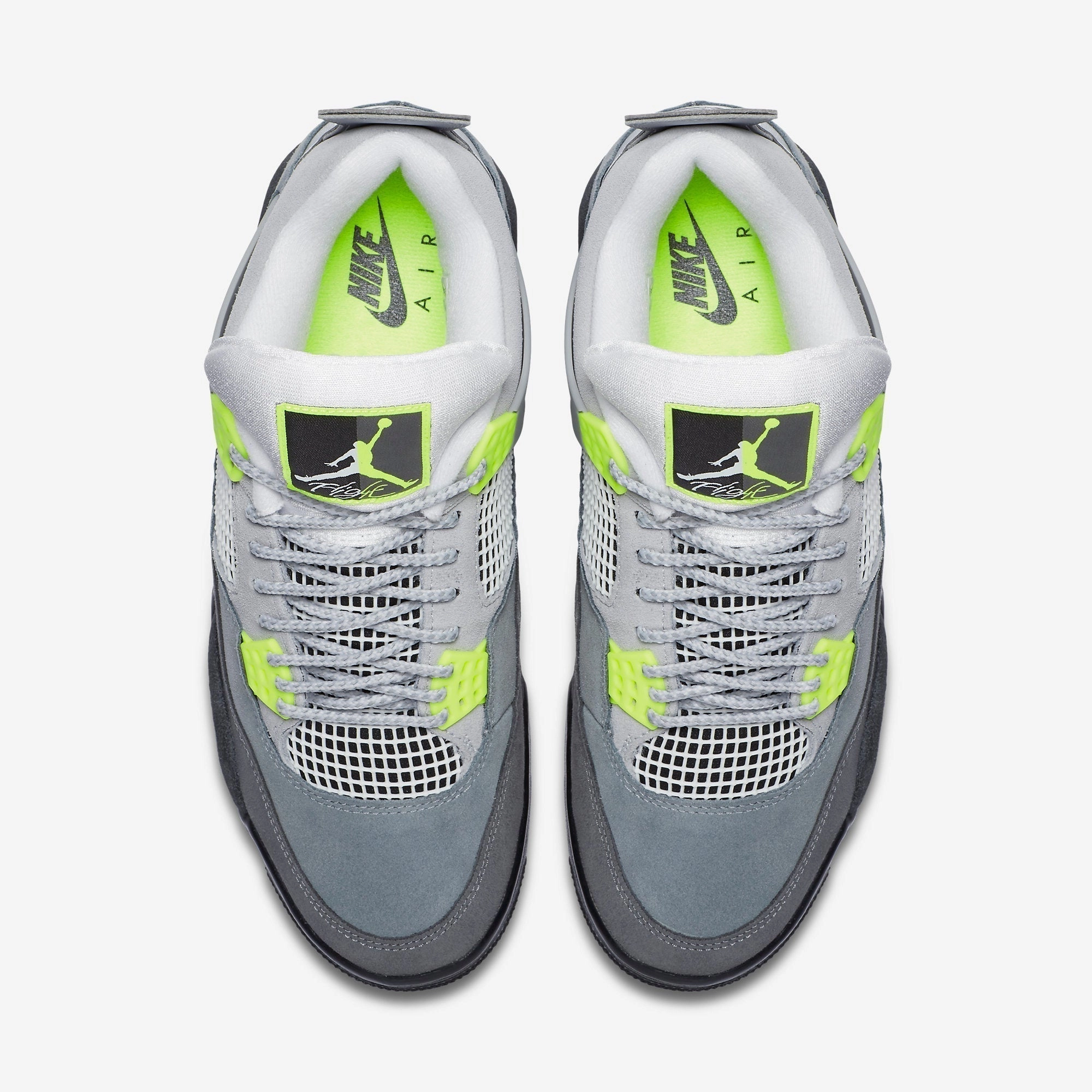 (Men's) Air Jordan 4 Retro SE 'Air Max 95 Neon' (2020) CT5342-007 Air Jordan 4 Visible Air Unit Sneakers