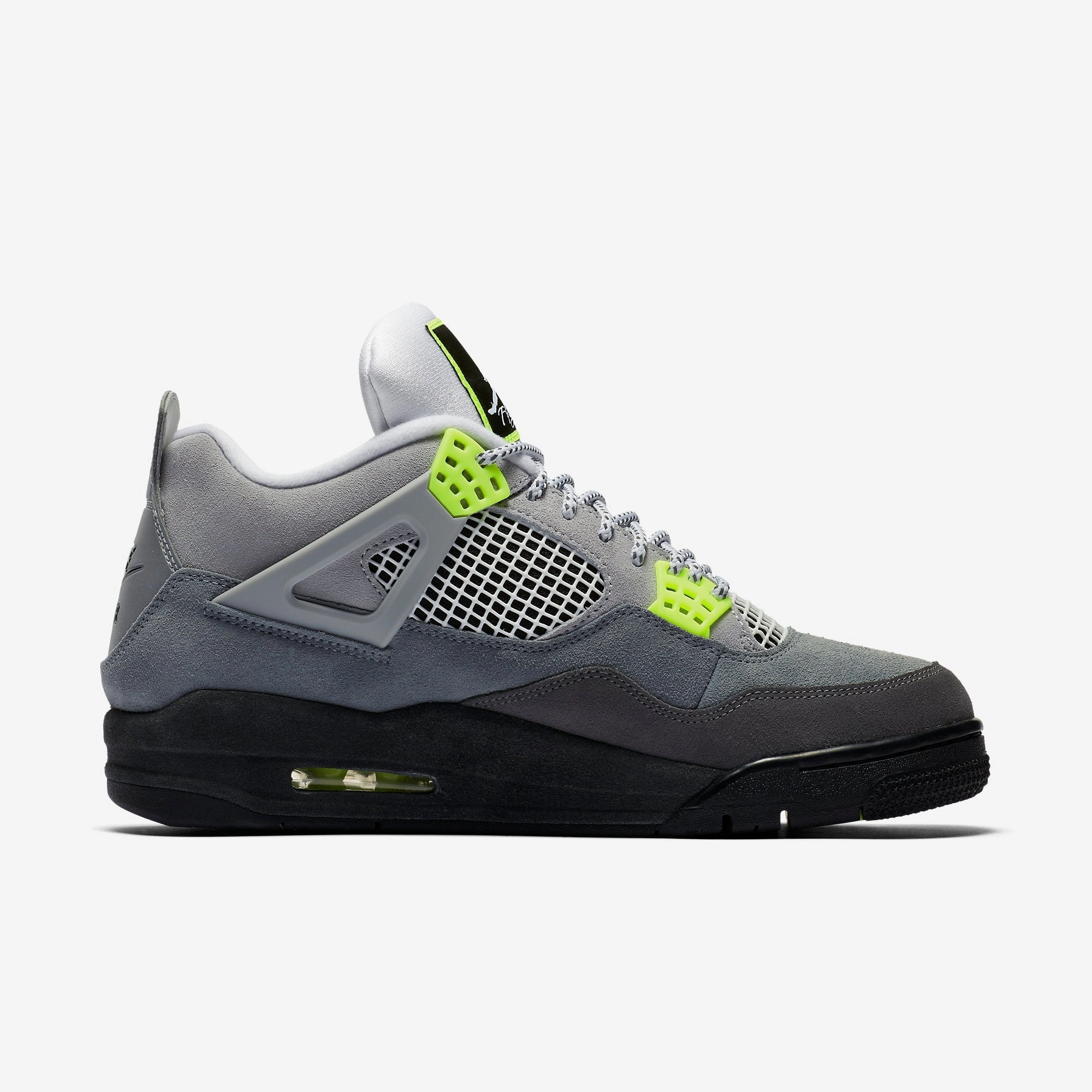 (Men's) Air Jordan 4 Retro SE 'Air Max 95 Neon' (2020) CT5342-007 Air Jordan 4 Visible Air Unit Sneakers