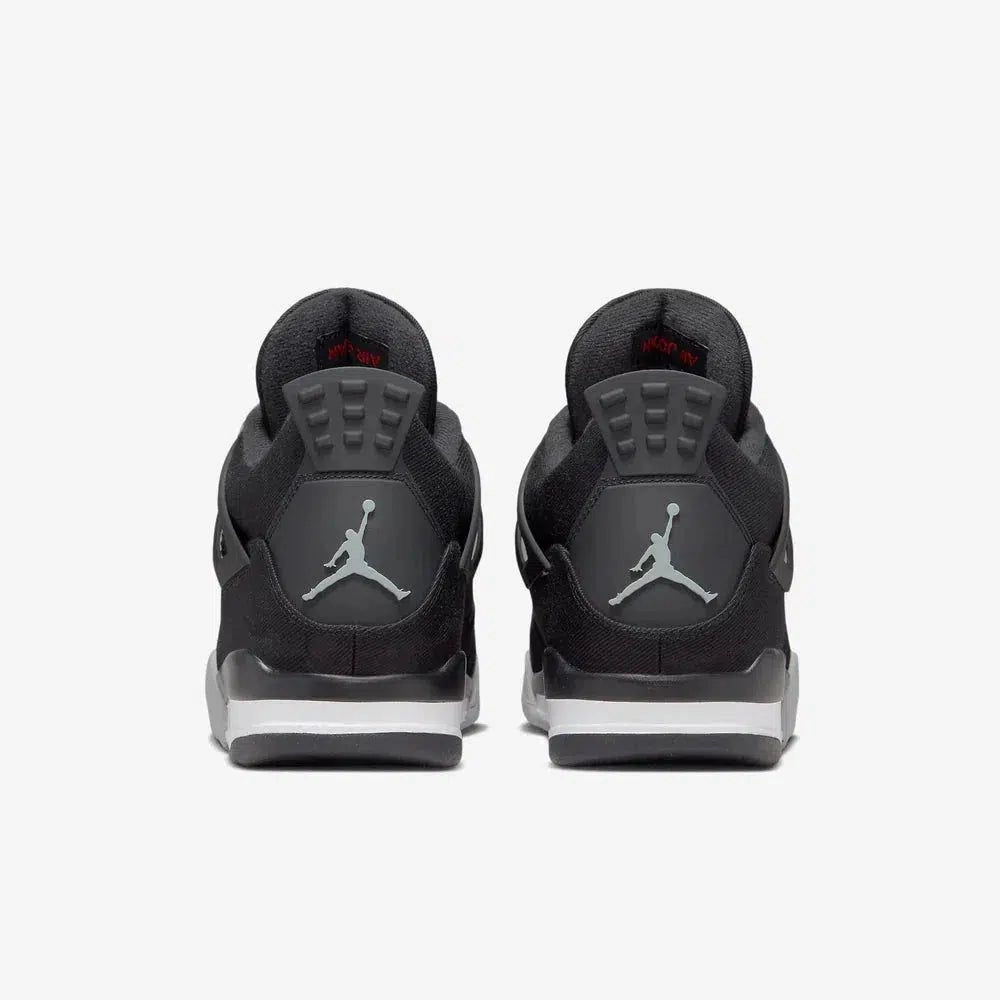 (Men's) Air Jordan 4 Retro SE 'Black Canvas' (2022) DH7138-006 Air Jordan 4 Visible Air Unit Sneakers