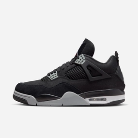 (Men's) Air Jordan 4 Retro SE 'Black Canvas' (2022) DH7138-006 Air Jordan 4 sneakers with visible air unit