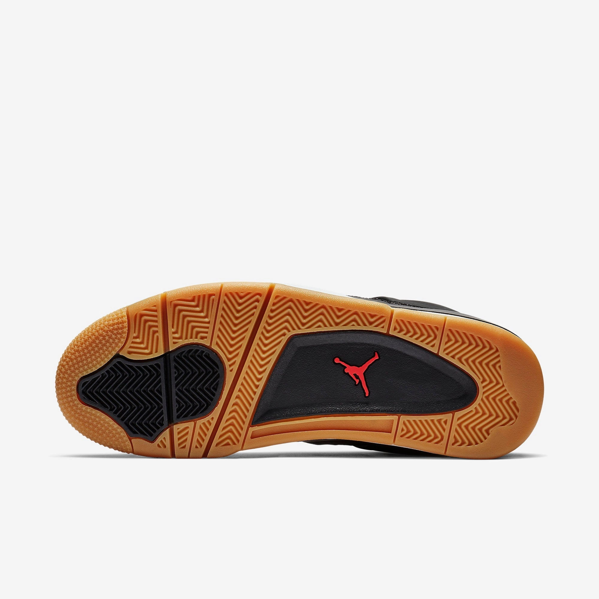 (Men's) Air Jordan 4 Retro SE 'Laser Black / Gum' (2019) CI1184-001 Air Jordan 4 Visible Air Unit Sneakers