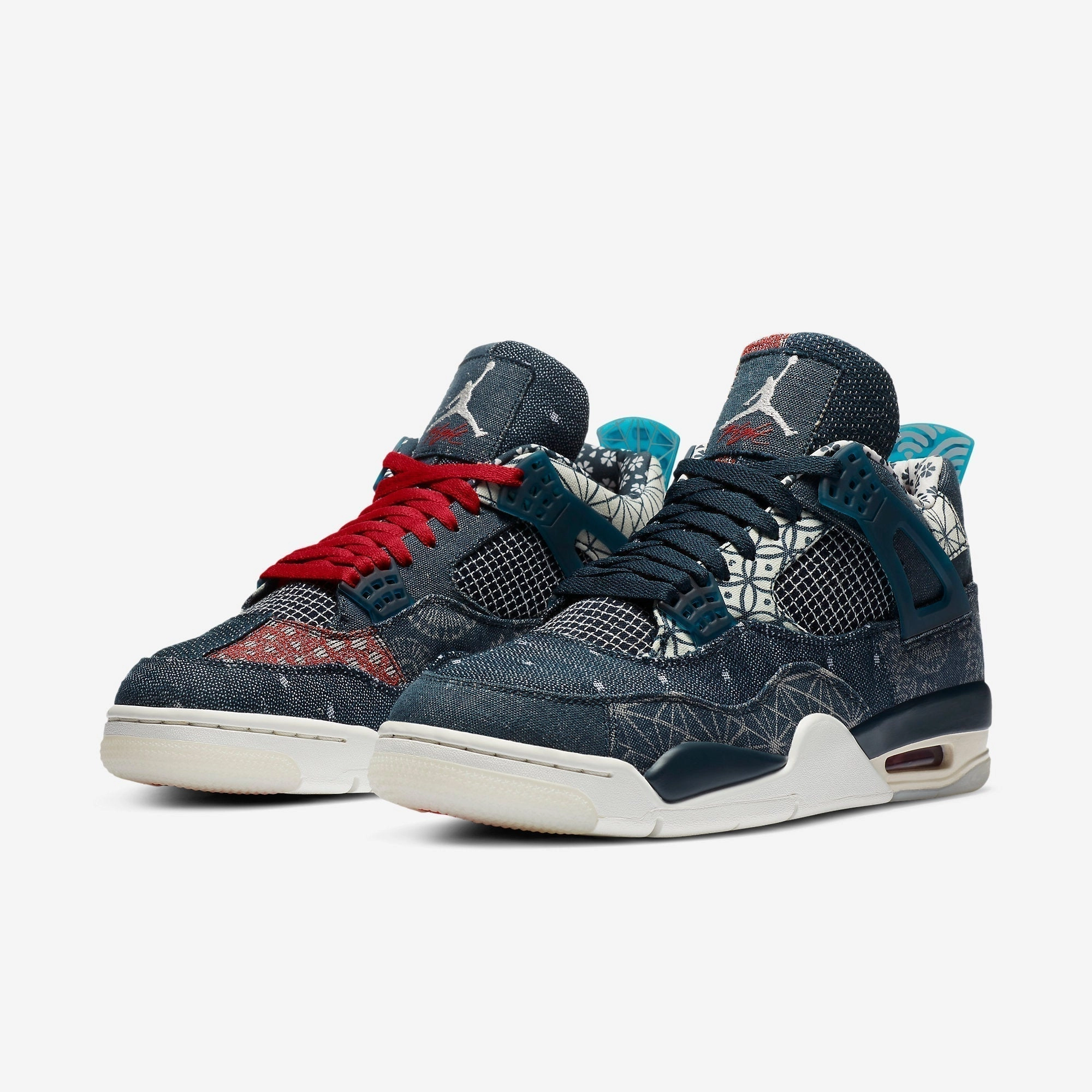 (Men's) Air Jordan 4 Retro SE 'Sashiko' (2020) CW0898-400 Air Jordan 4 Visible Air Unit Sneakers