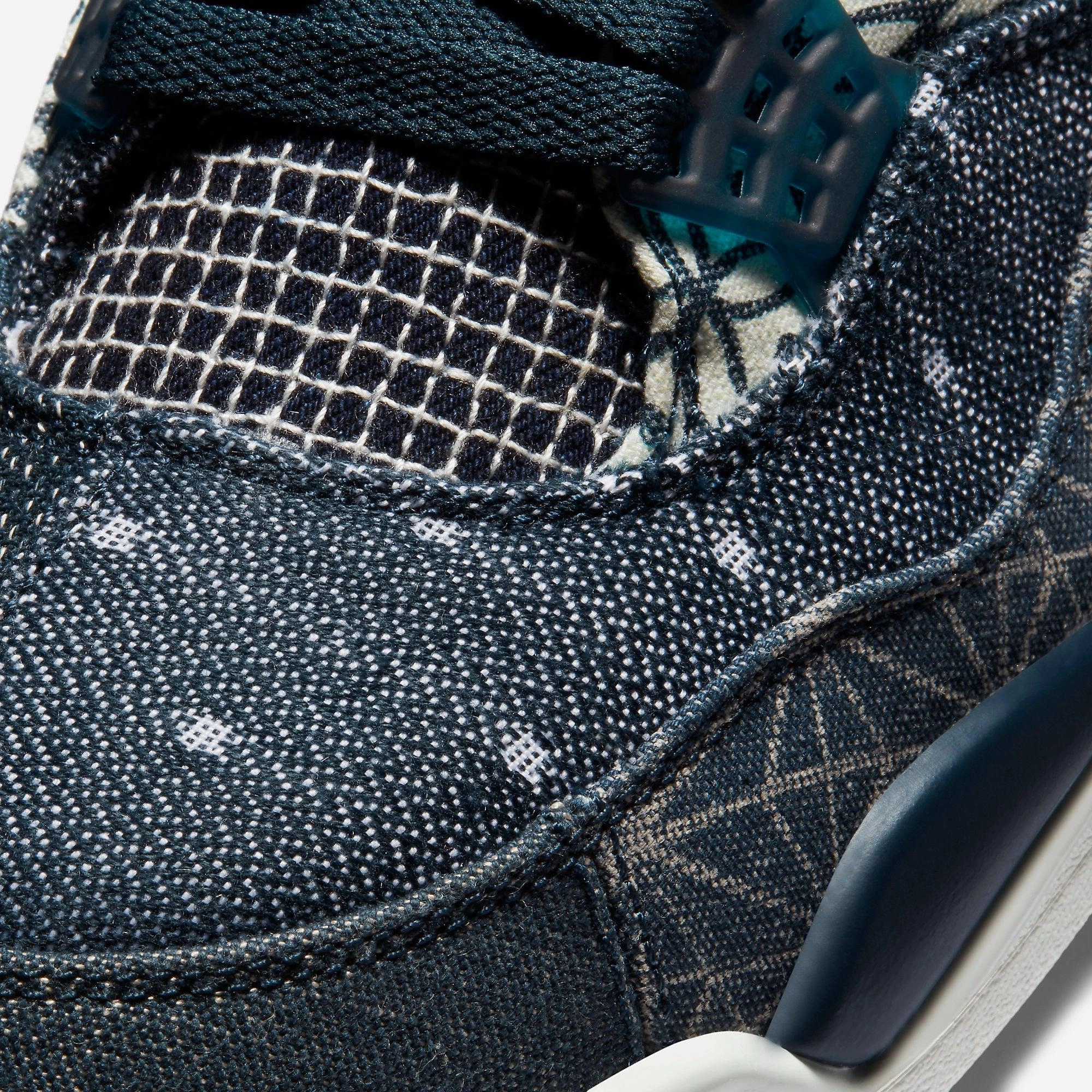 (Men's) Air Jordan 4 Retro SE 'Sashiko' (2020) CW0898-400 Air Jordan 4 Visible Air Unit Sneakers