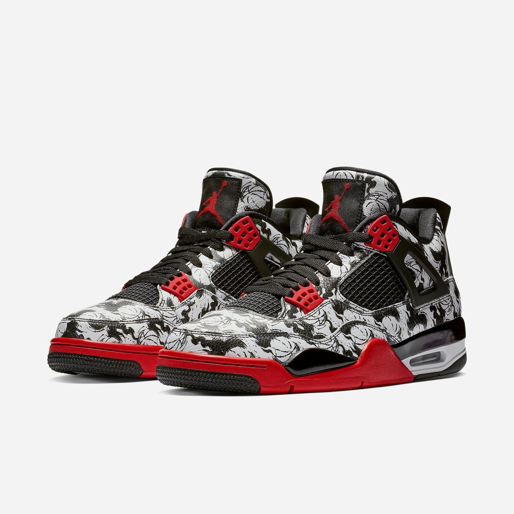 (Men's) Air Jordan 4 Retro Single's Day 'Tattoo' (2018) BQ0897-006 Air Jordan 4 Visible Air Unit Sneakers