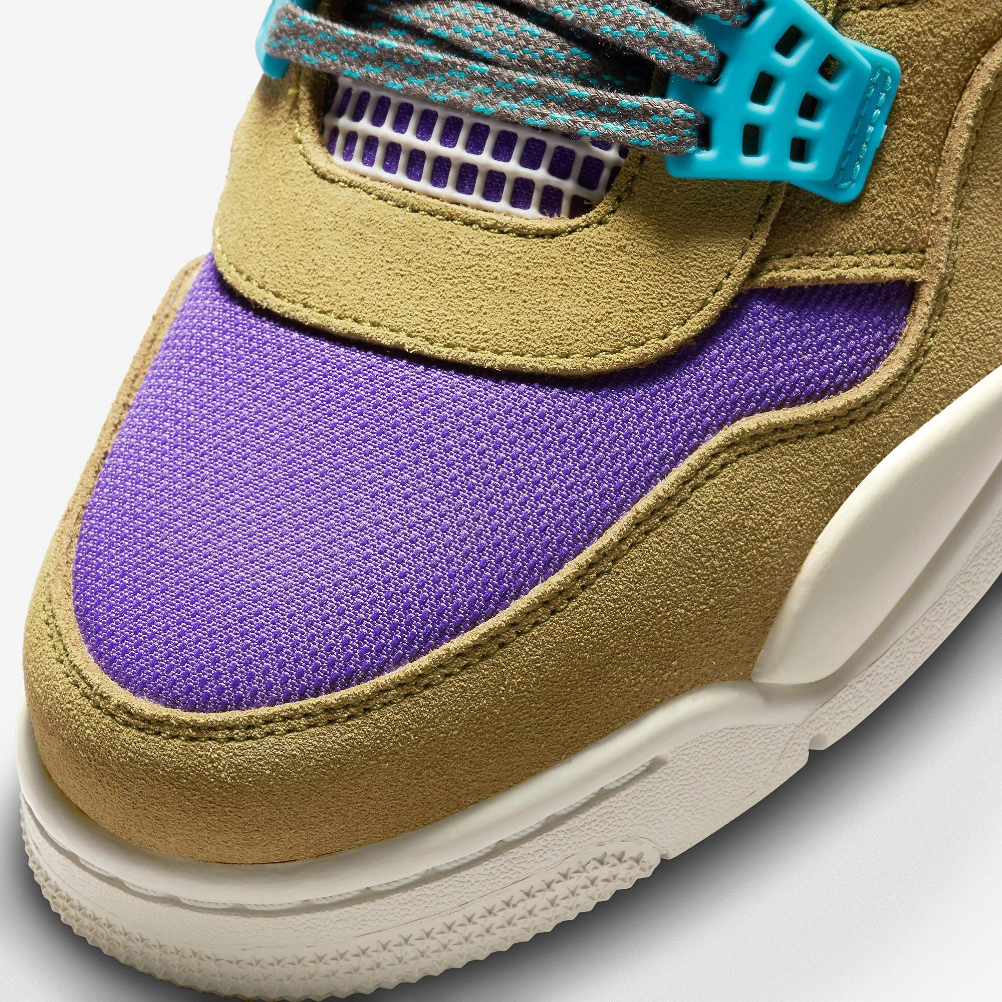 (Men's) Air Jordan 4 Retro SP x Union LA 'Desert Moss' (2021) DJ5718-300 Air Jordan 4 Visible Air Unit Sneakers