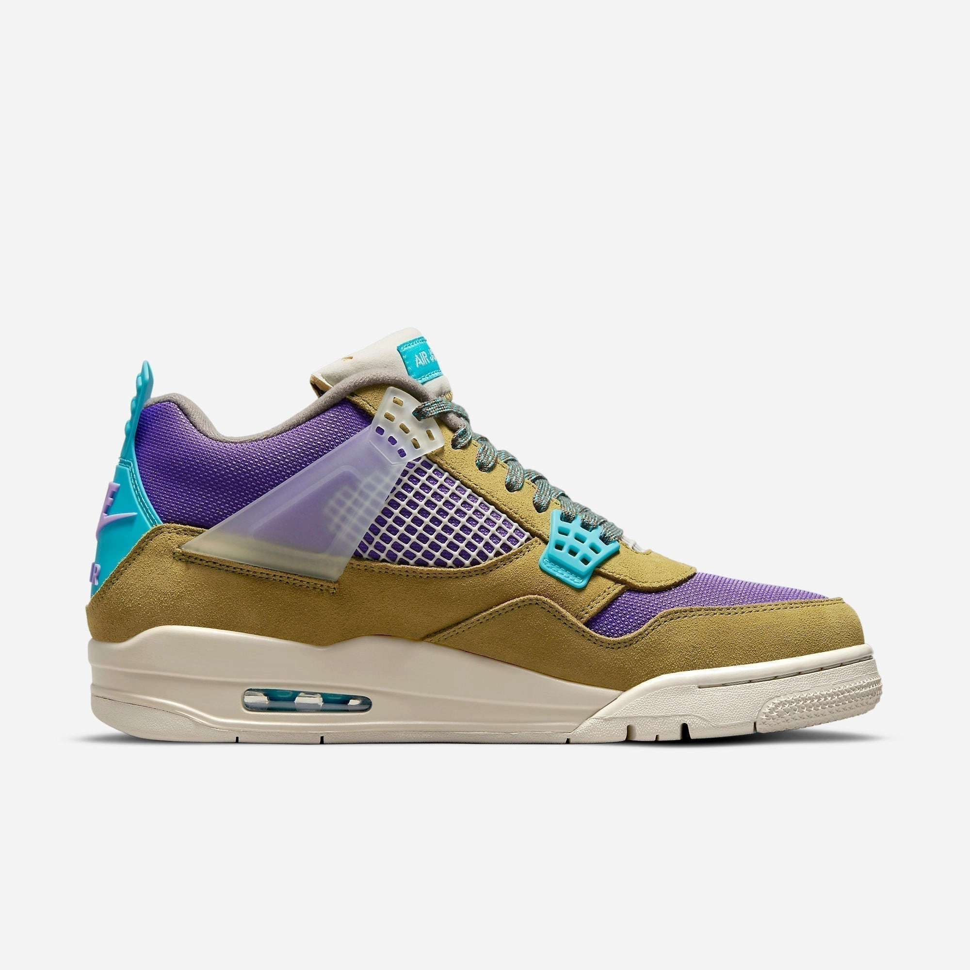 (Men's) Air Jordan 4 Retro SP x Union LA 'Desert Moss' (2021) DJ5718-300 Air Jordan 4 Visible Air Unit Sneakers