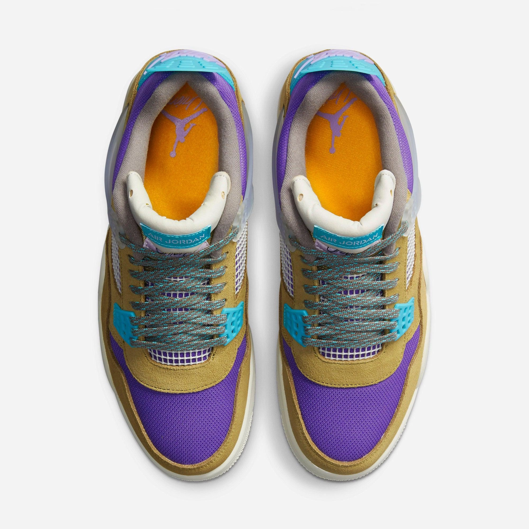 (Men's) Air Jordan 4 Retro SP x Union LA 'Desert Moss' (2021) DJ5718-300 Air Jordan 4 Visible Air Unit Sneakers