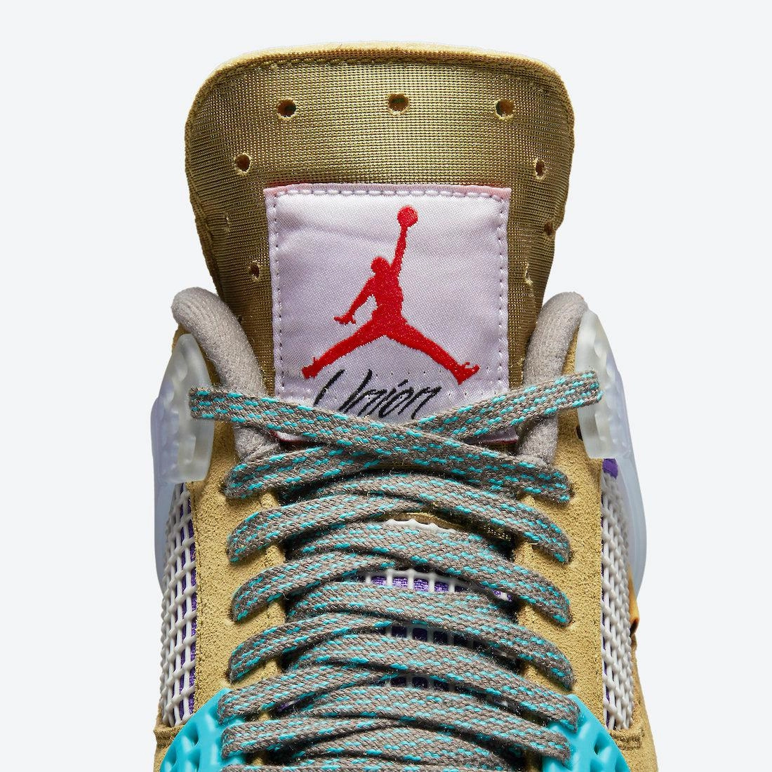 (Men's) Air Jordan 4 Retro SP x Union LA 'Desert Moss' (2021) DJ5718-300 Air Jordan 4 Visible Air Unit Sneakers