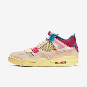 (Men's) Air Jordan 4 Retro SP x Union LA 'Guava Ice' (2020) DC9533-800 Air Jordan 4 sneakers with visible air unit